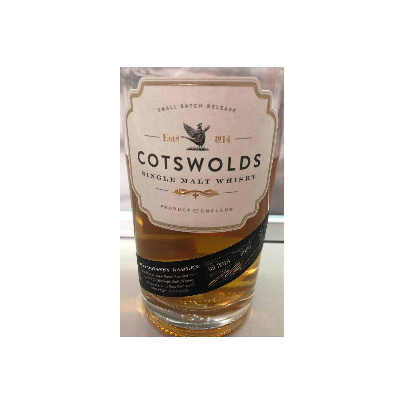 Cotswolds 2014 4 Years Single Malt Whisky