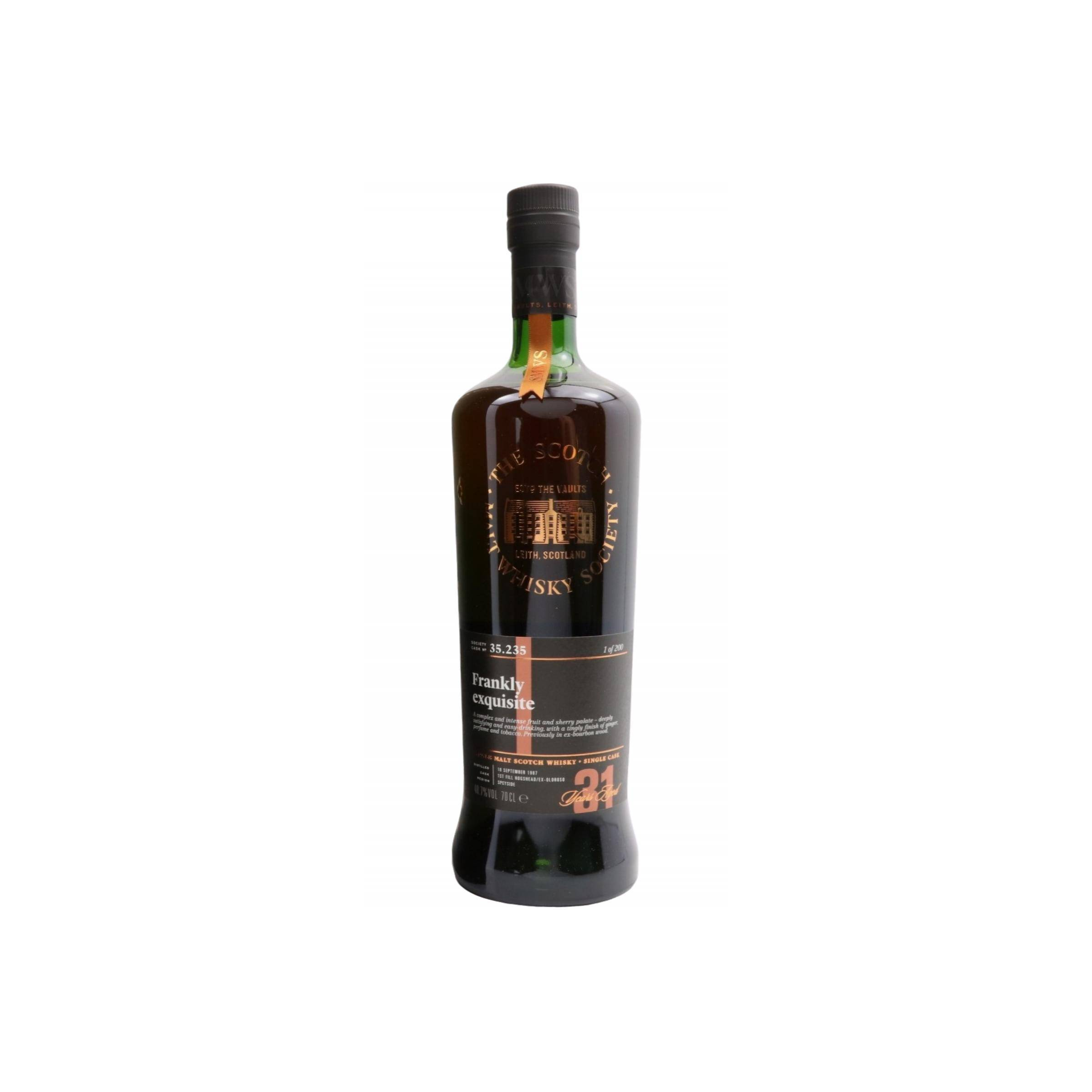 The Scotch Malt Whisky Society 1987 31 Years Single Malt Whisky