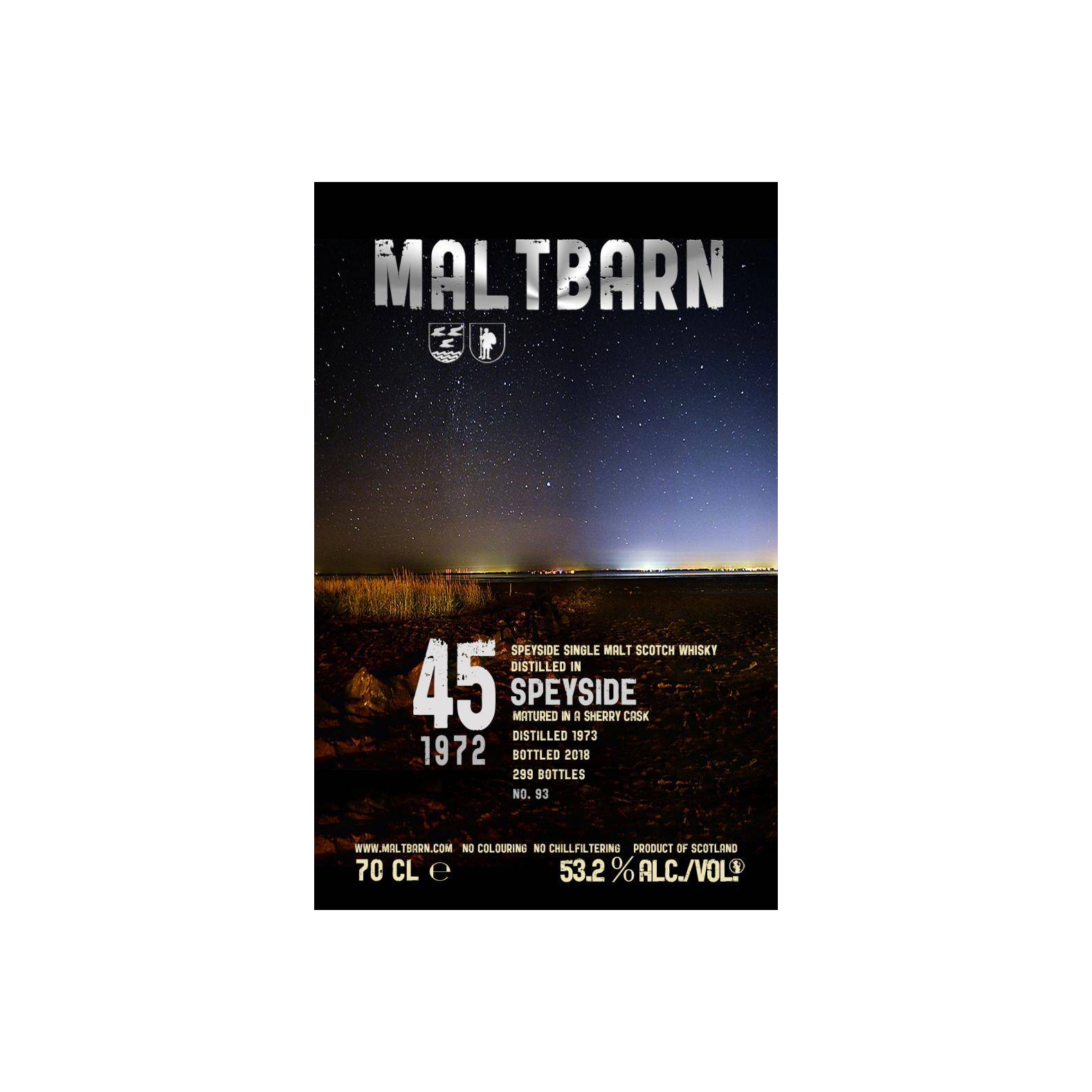 Maltbarn 1973 45 Years Single Malt Whisky 3