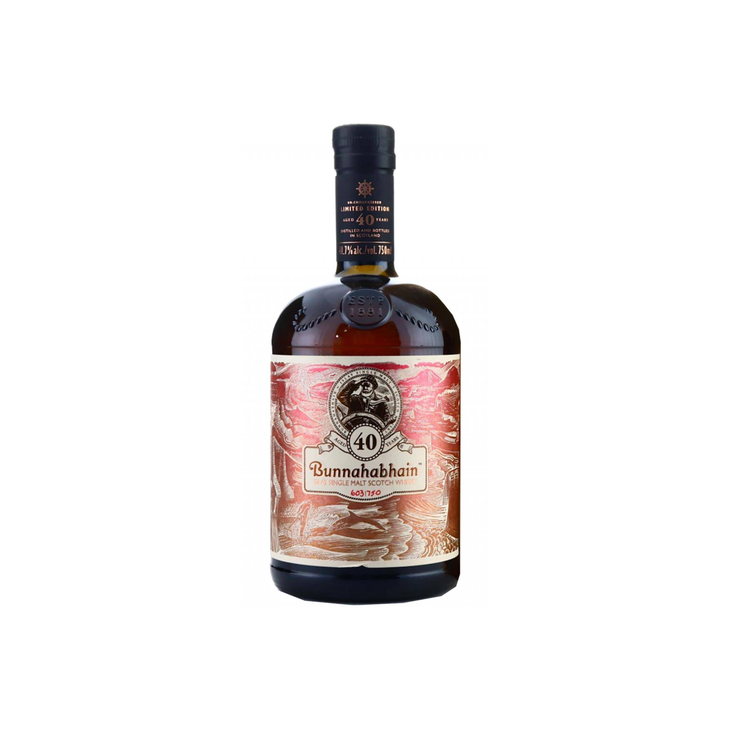 Bunnahabhain Limited Edition 40 Years Single Malt Whisky