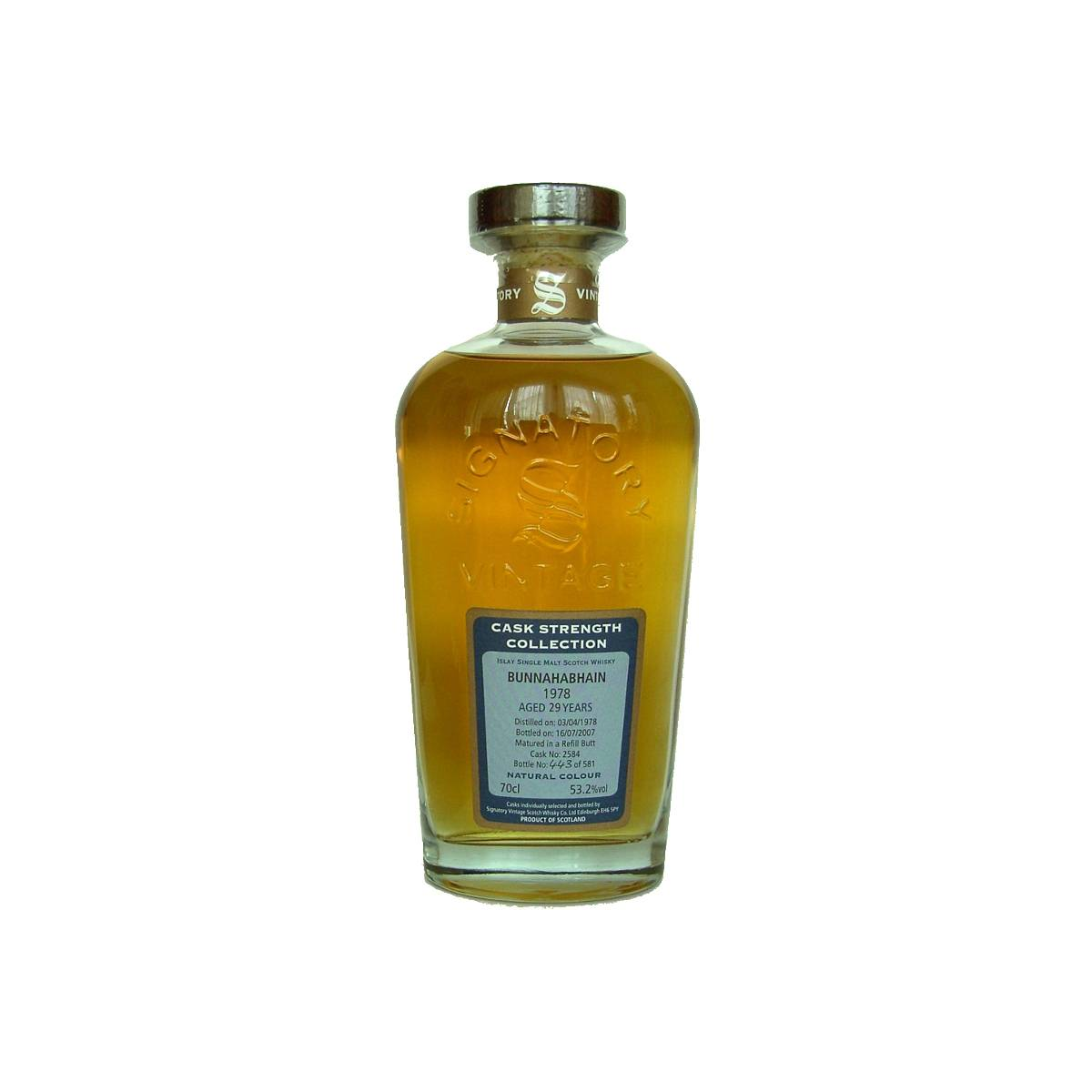 Bunnahabhain Cask Strength Collection 1978 29 Years Single Malt Whisky