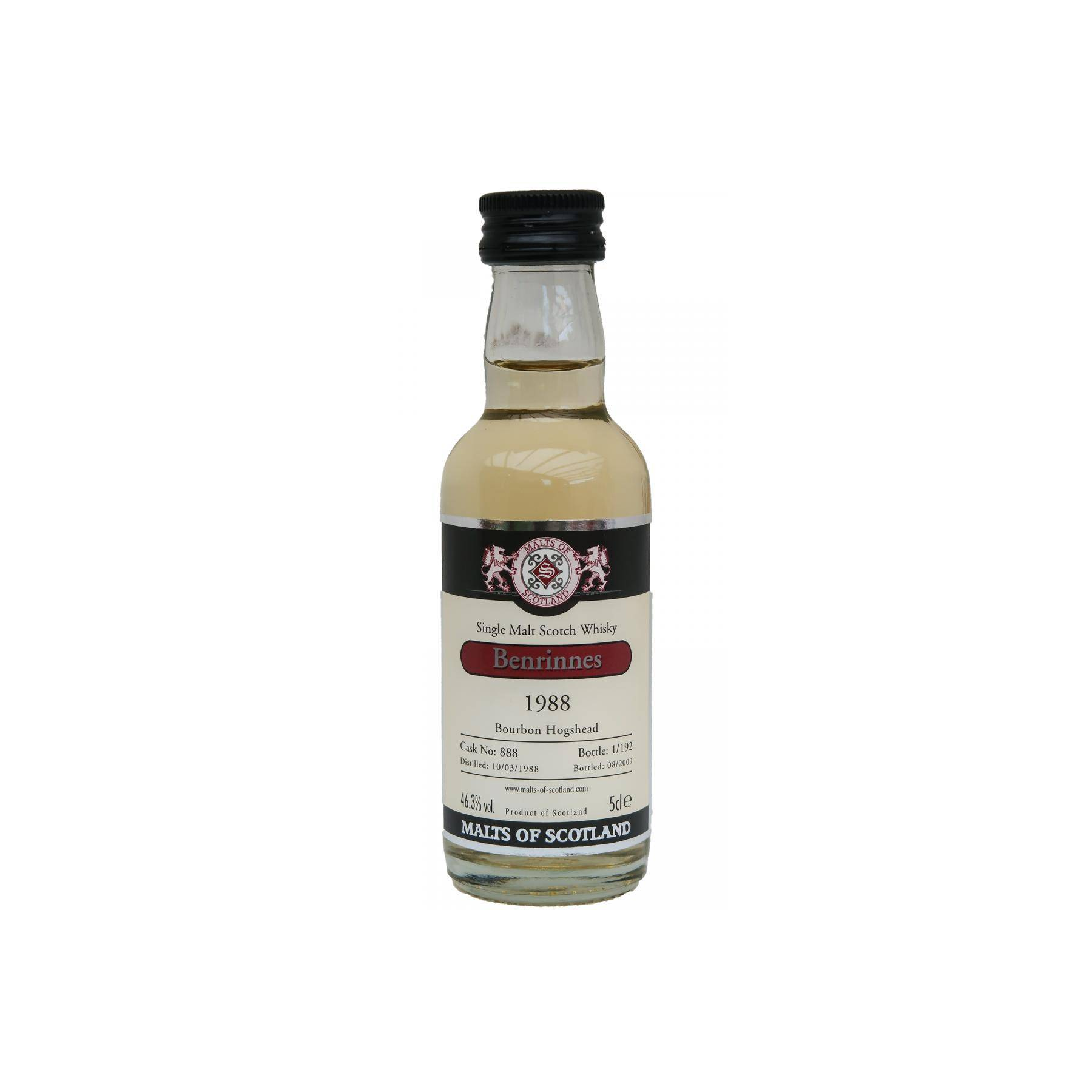 Benrinnes Miniature 1988 21 Years Single Malt Whisky 2