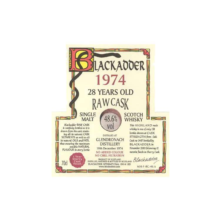 GlenDronach Raw Cask 1974 28 Years Single Malt Whisky 2