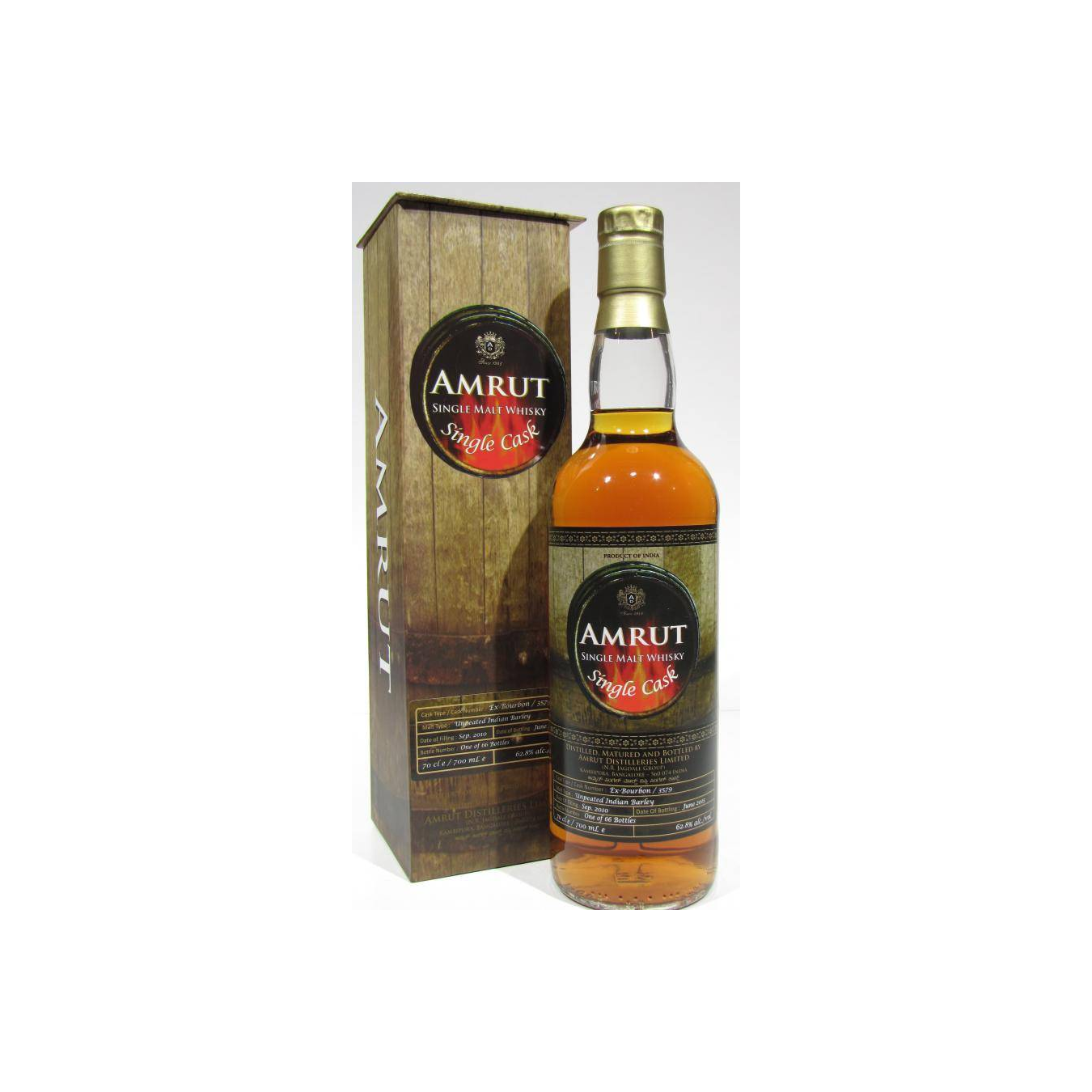 Amrut Single Cask 2010 4 Years Single Malt Whisky 2