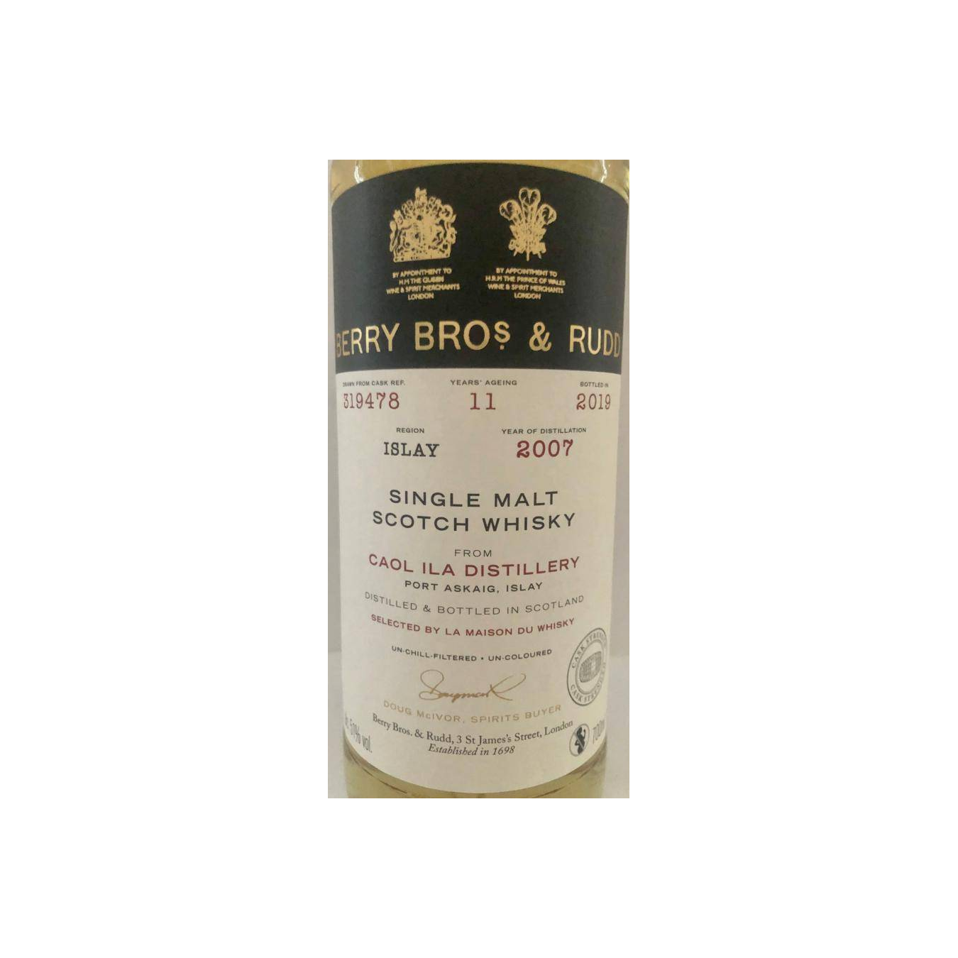 Caol Ila 2007 11 Years Single Malt Whisky 2