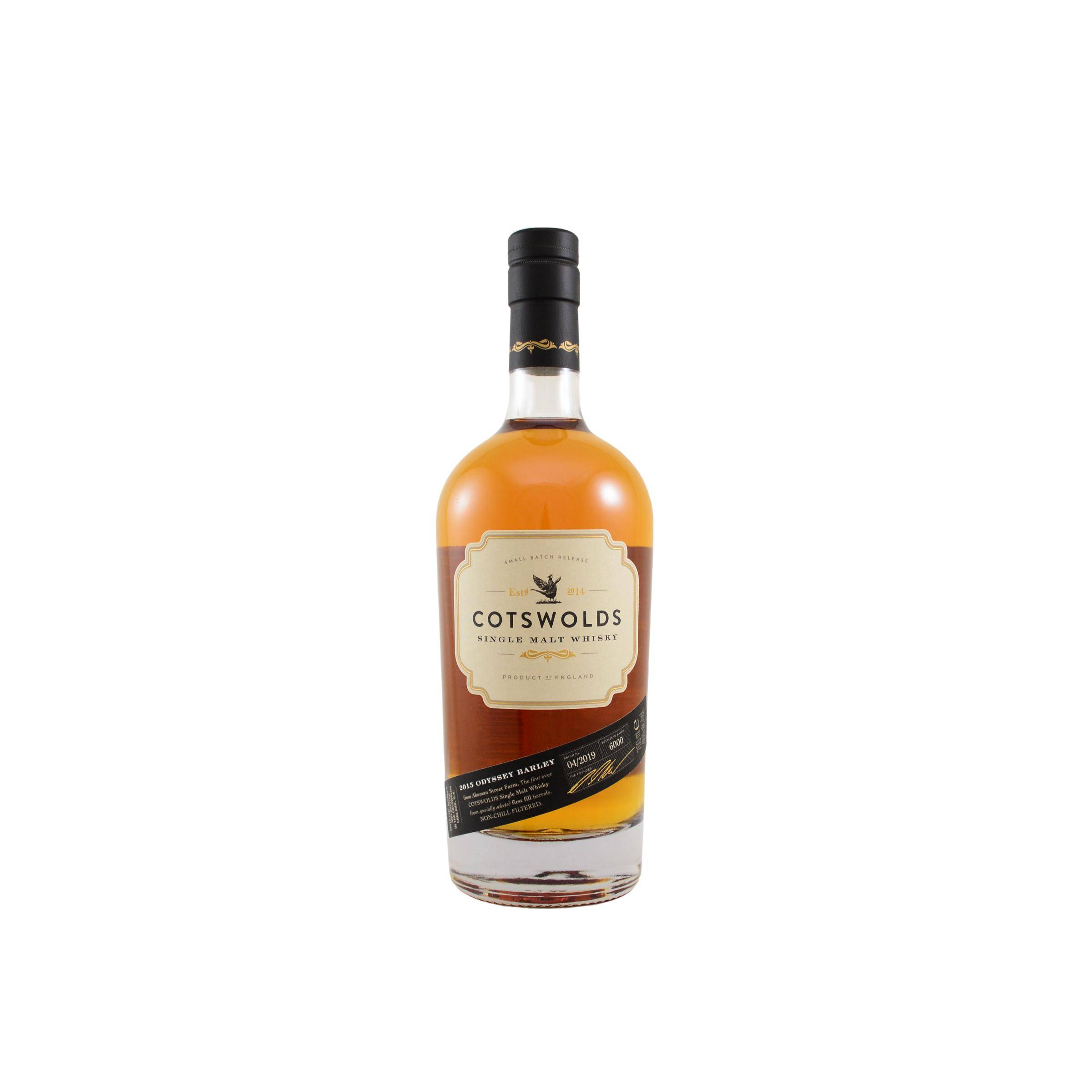 Cotswolds 2015 4 Years Single Malt Whisky