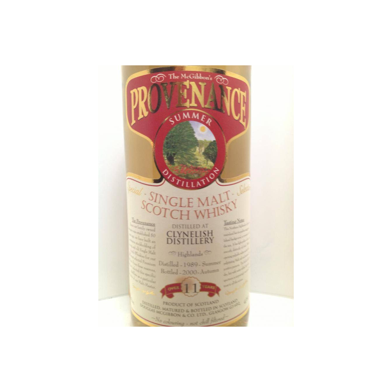 Clynelish McGibbon's Provenance 1989 11 Years Single Malt Whisky 2