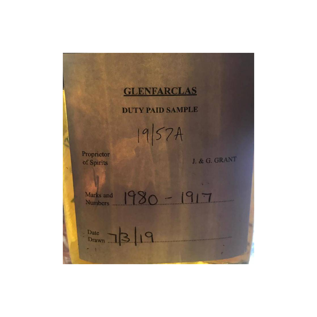 Glenfarclas 1980 38 Years Single Malt Whisky