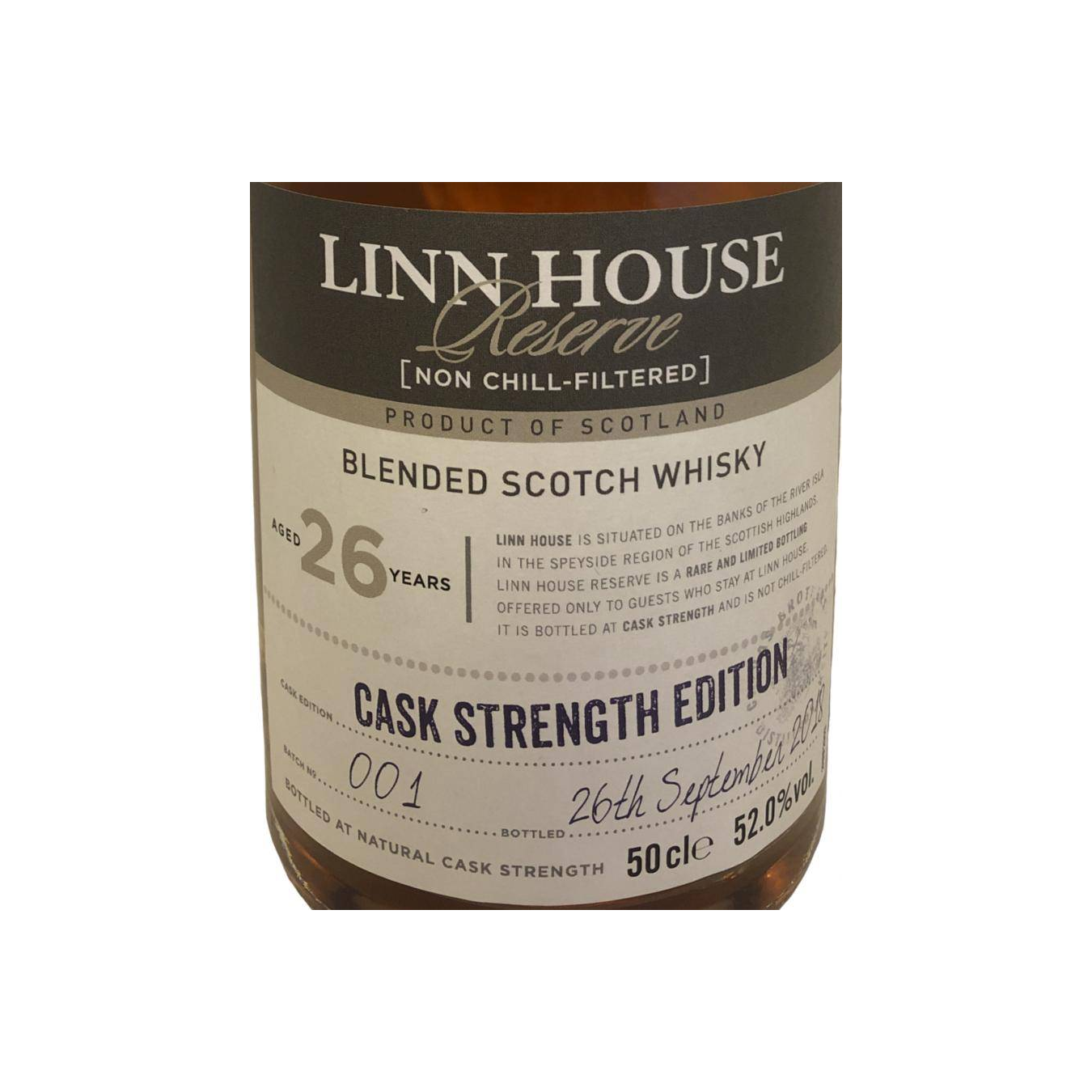 Linn House Reserve 26-year-old 2