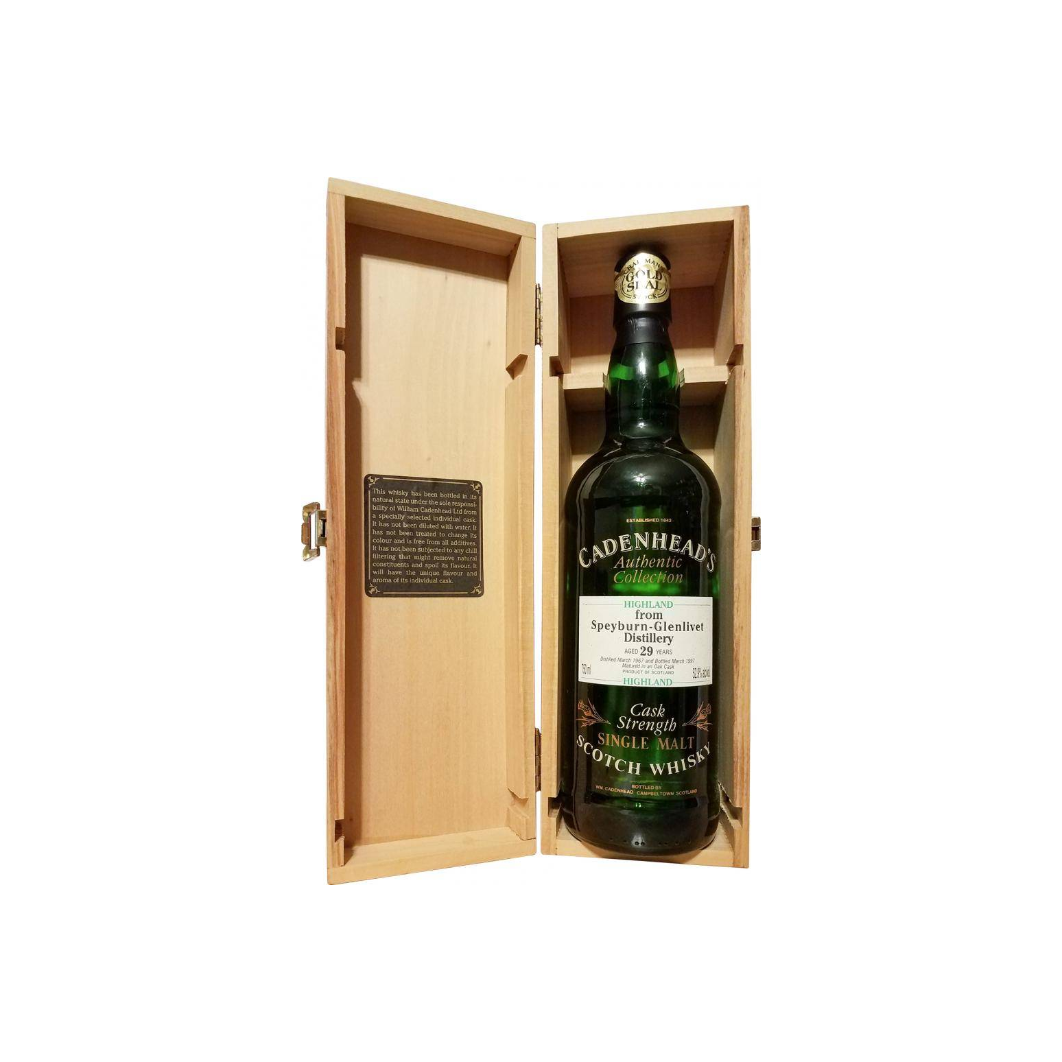Spey Authentic Collection 1967 29 Years Single Malt Whisky 2