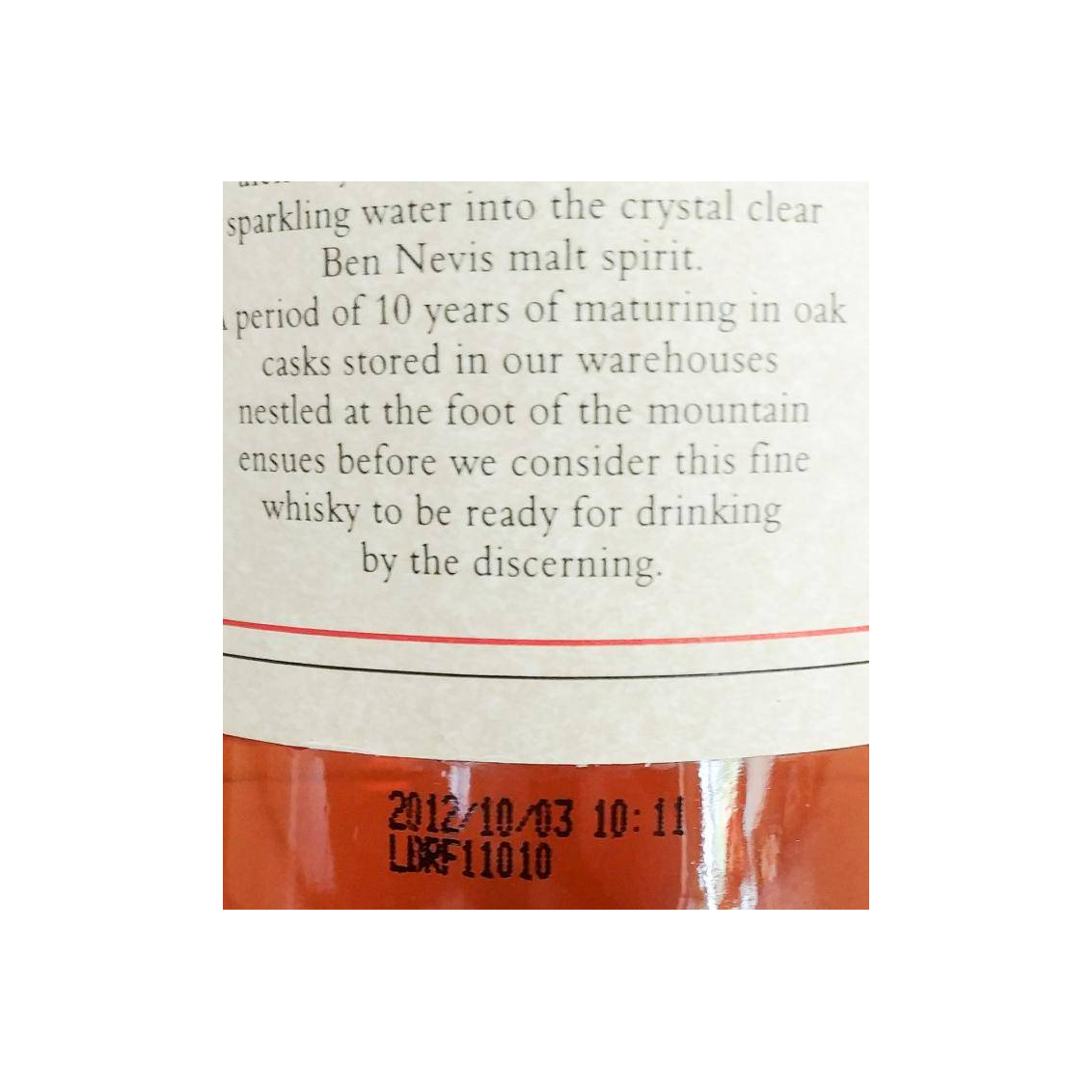 Ben Nevis 10 Years Single Malt Whisky 3