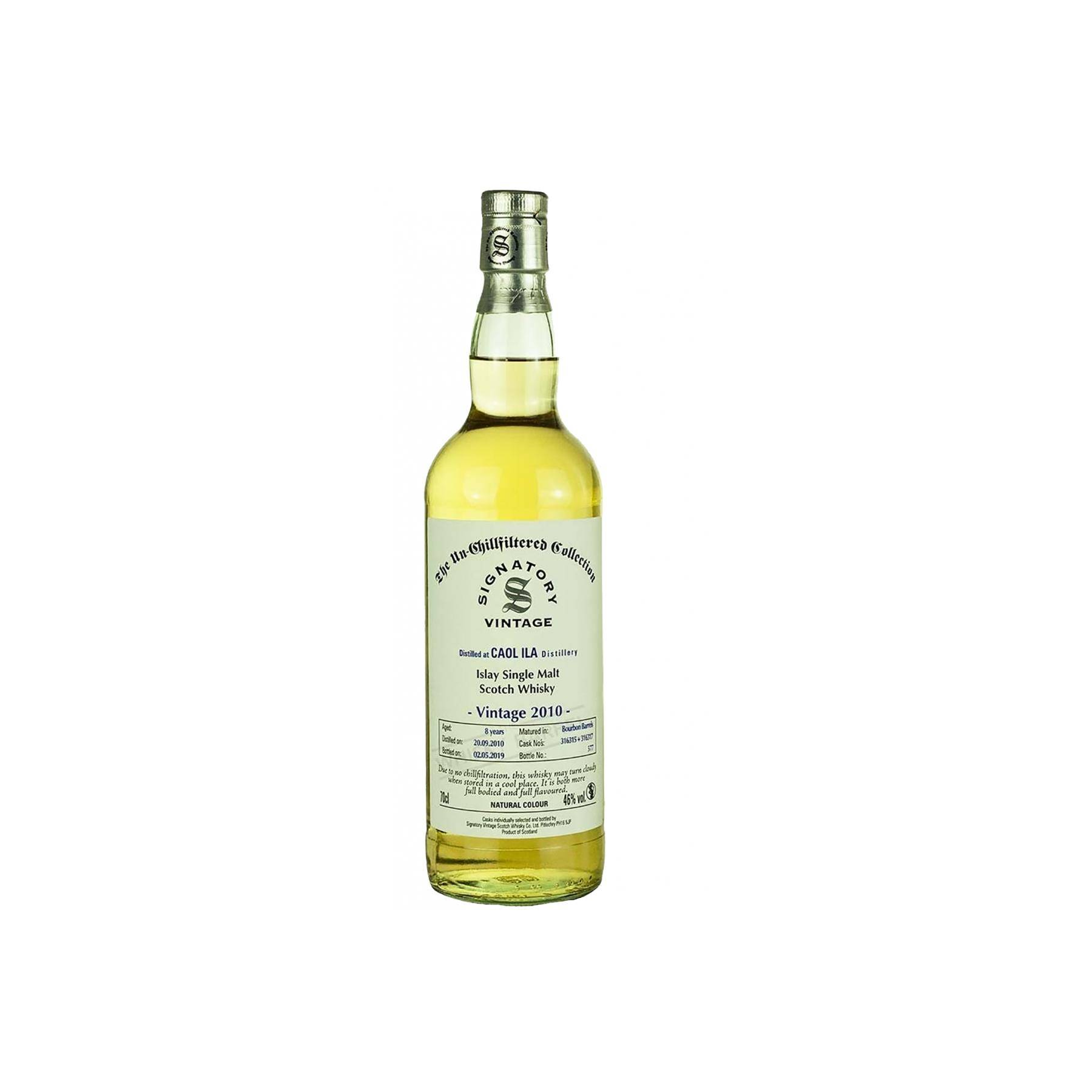 Caol Ila The Un-Chillfiltered Collection 2010 8 Years Single Malt Whisky 2