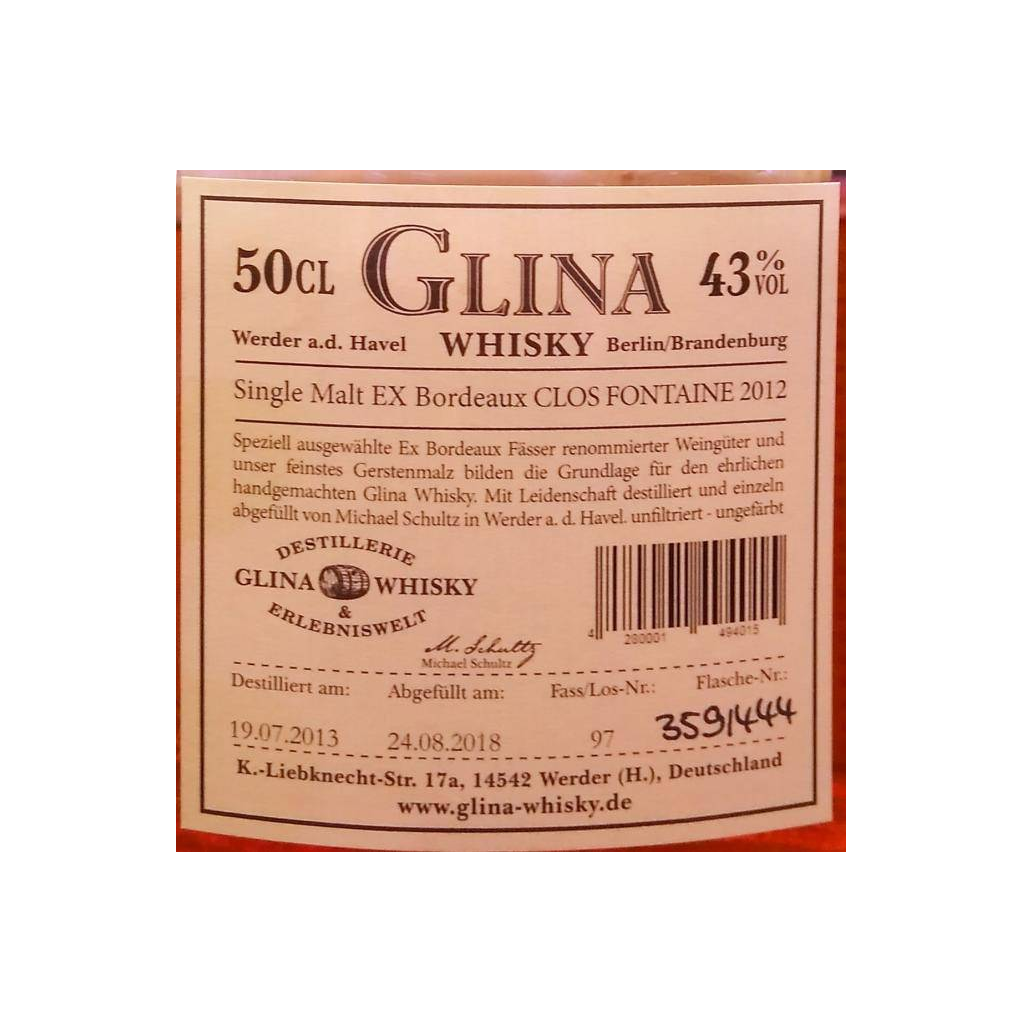 Glina Whisky 2013