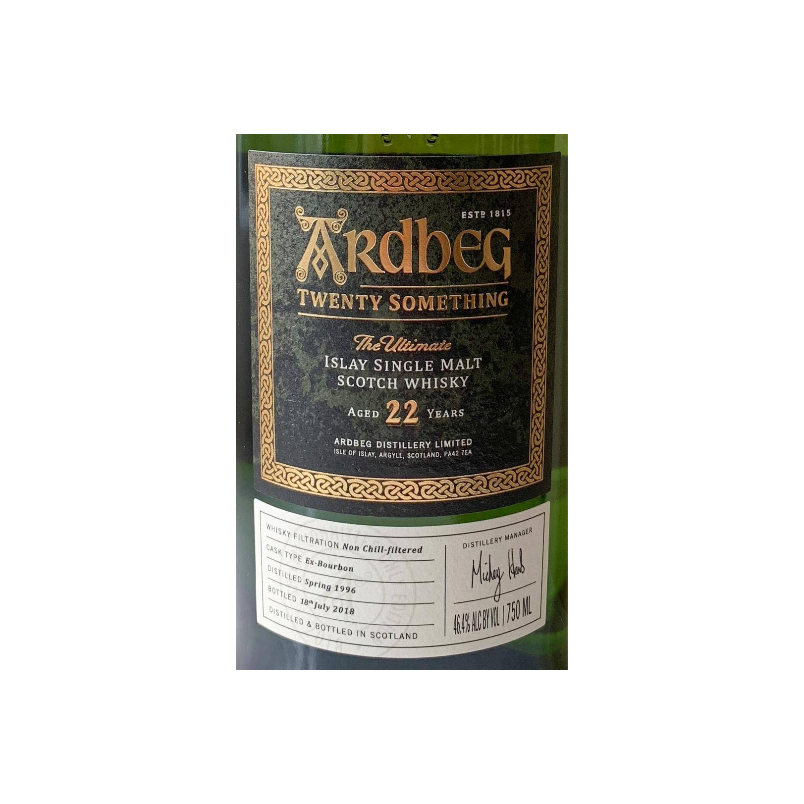 Ardbeg 1996 22 Years Single Malt Whisky 2