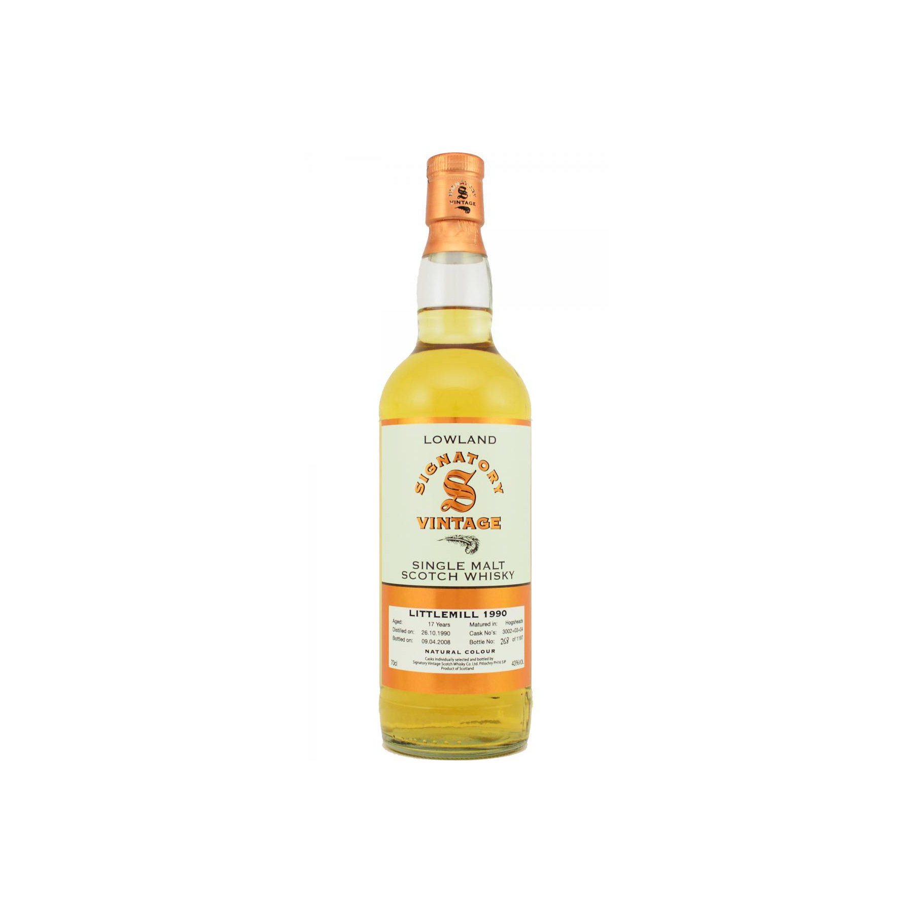 Littlemill Vintage Collection 1990 17 Years Single Malt Whisky