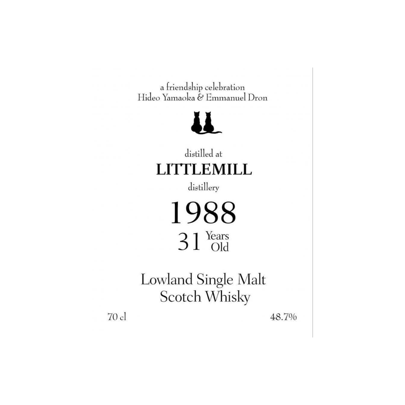 Littlemill 1988 31 Years Single Malt Whisky 2