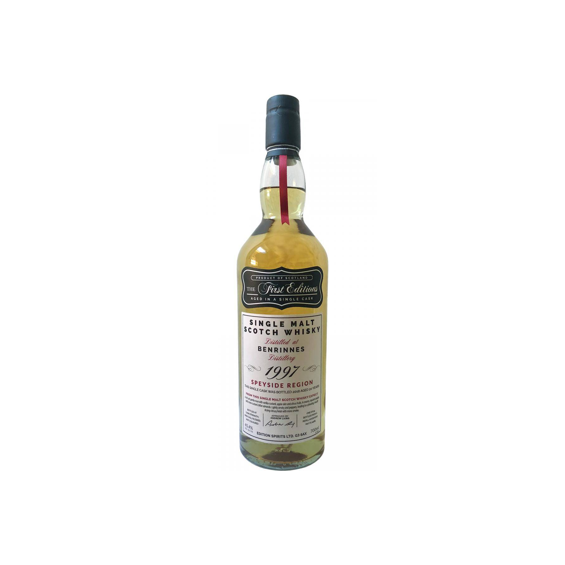 Benrinnes The First Editions 1997 20 Years Single Malt Whisky