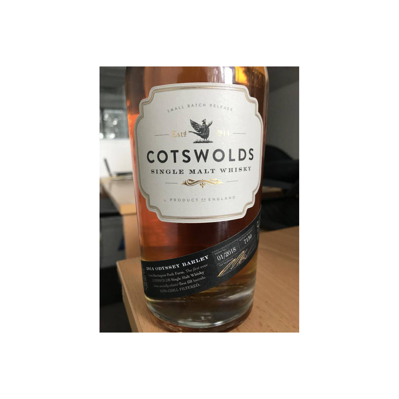 Cotswolds 2014 4 Years Single Malt Whisky