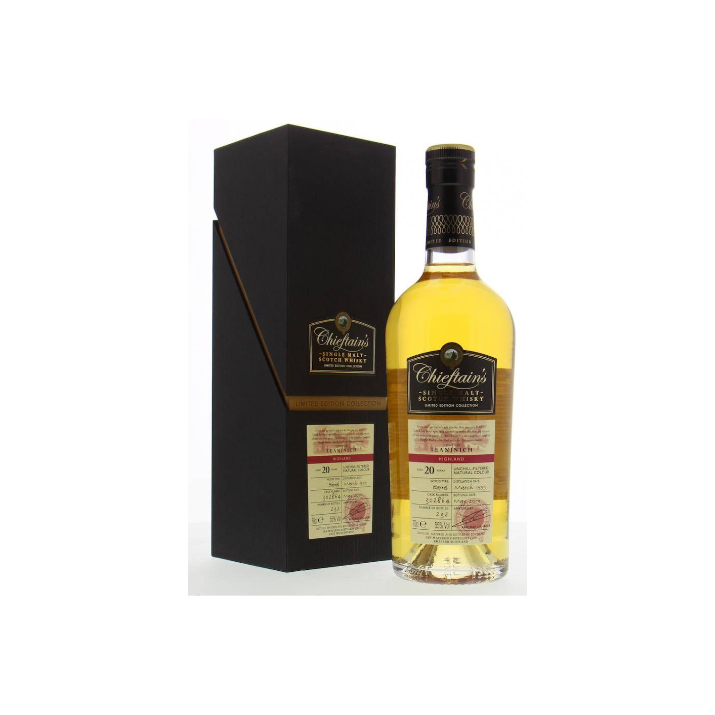 Teaninich 1999 20 Years Single Malt Whisky