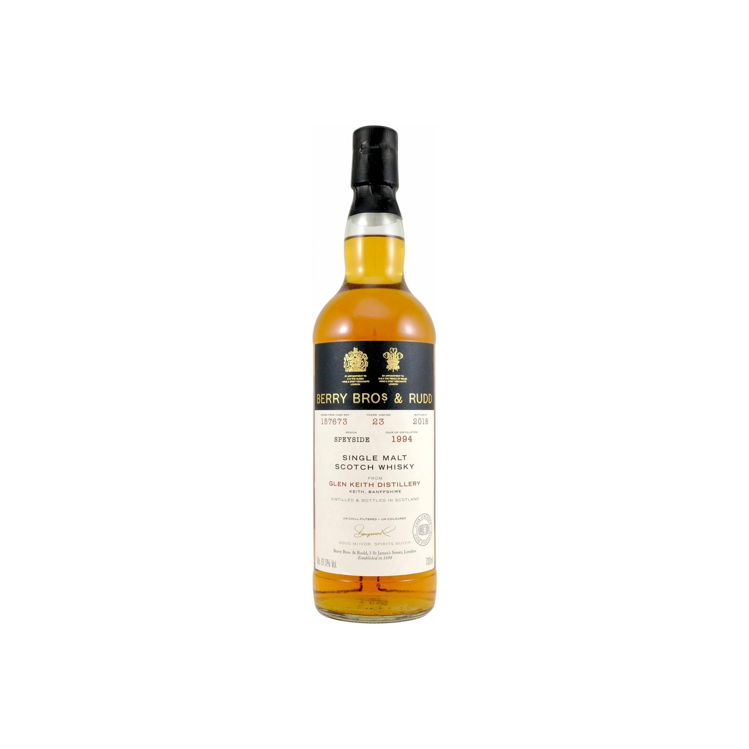 Glen Keith 1994 23 Years Single Malt Whisky