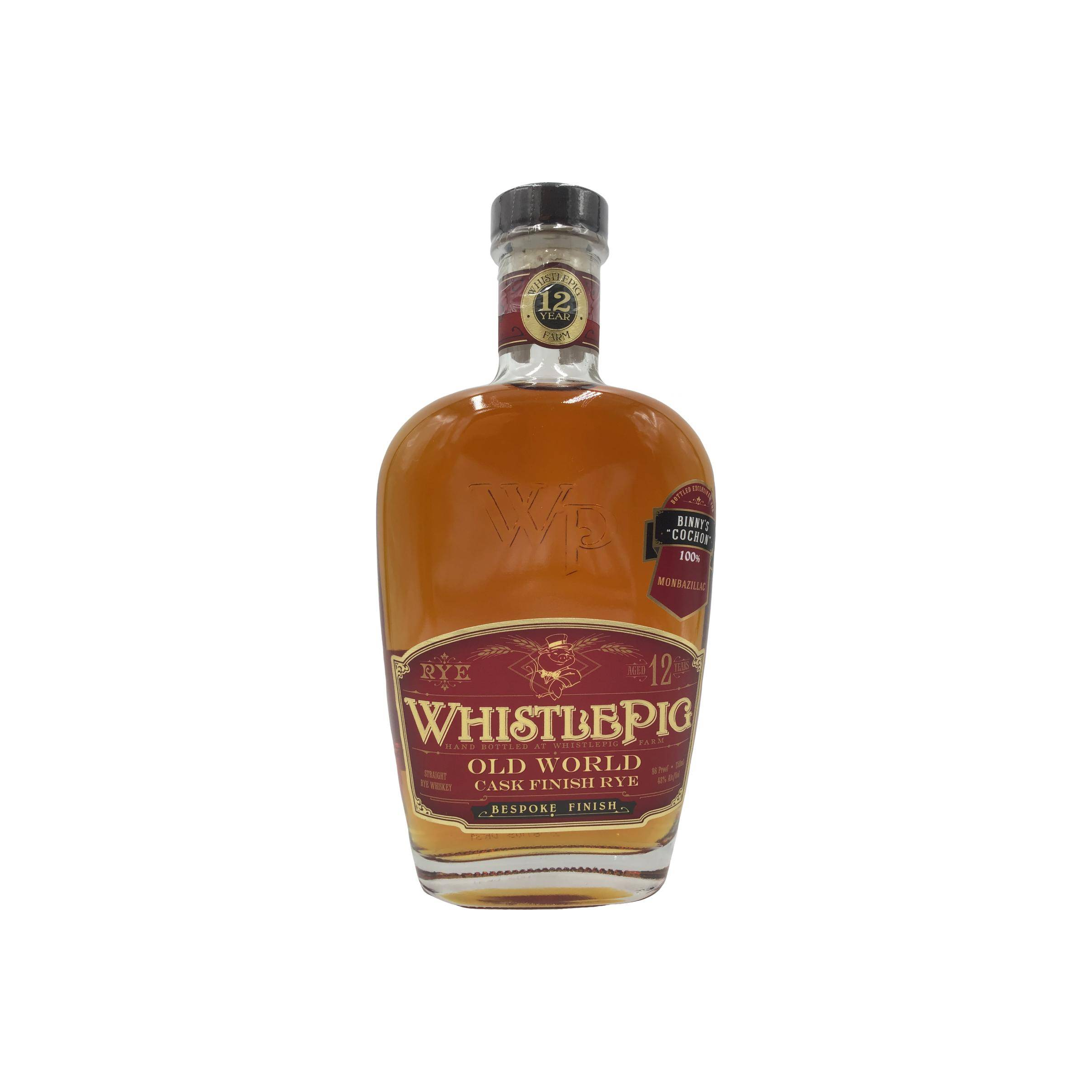 WhistlePig 12 Years Rye Whisky
