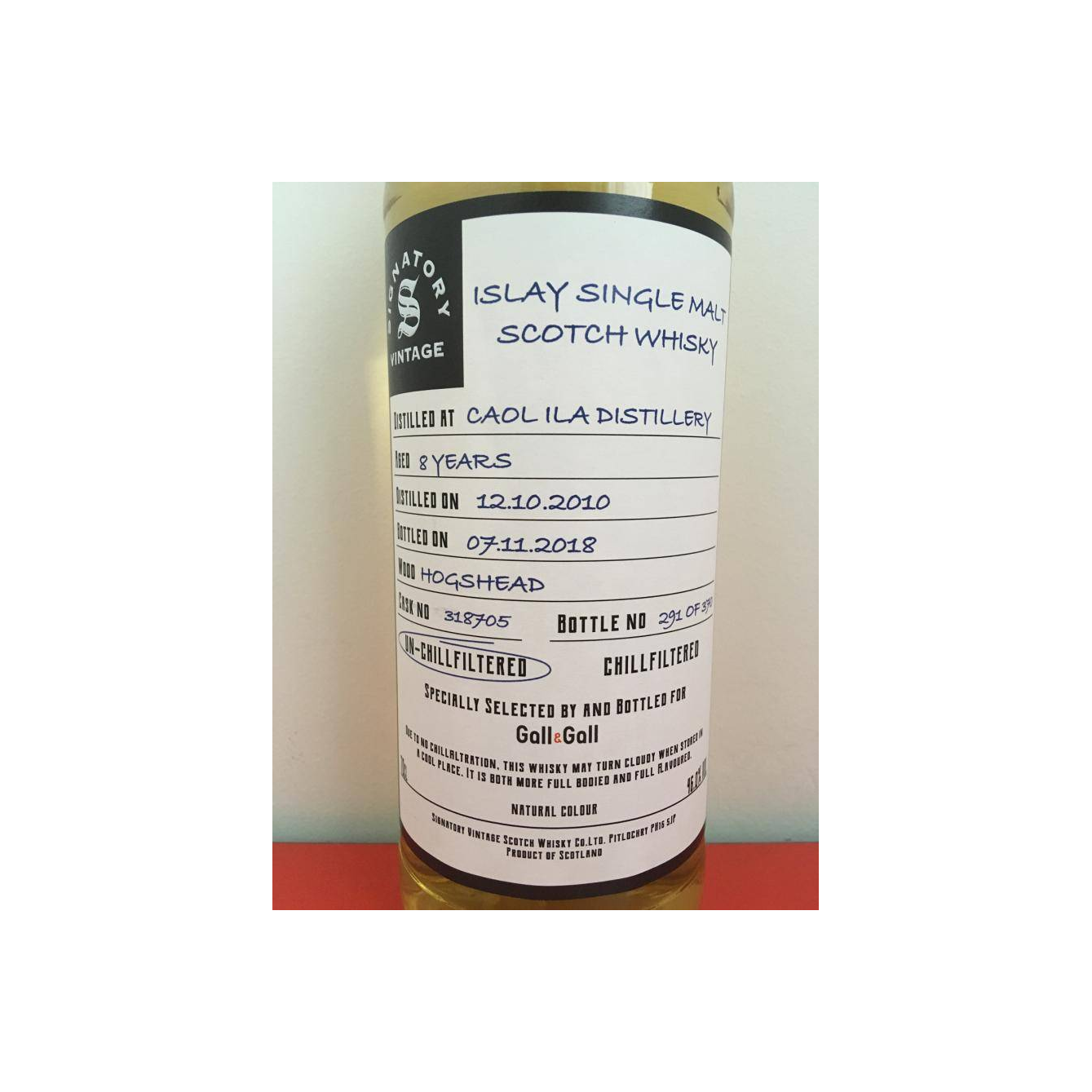Caol Ila The Un-Chillfiltered Collection 2010 8 Years Single Malt Whisky 2
