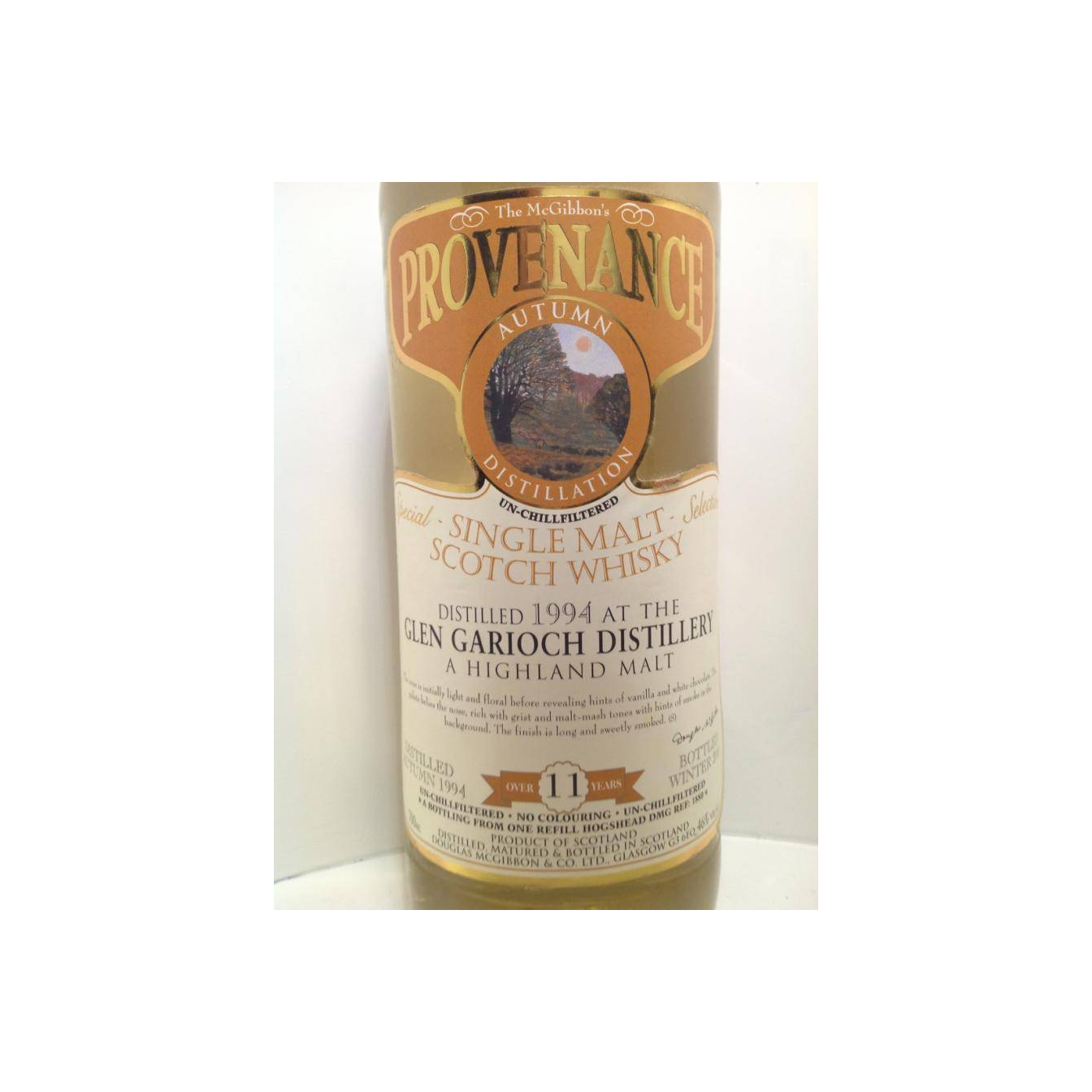 Glen Garioch McGibbon's Provenance 1994 11 Years Single Malt Whisky 2