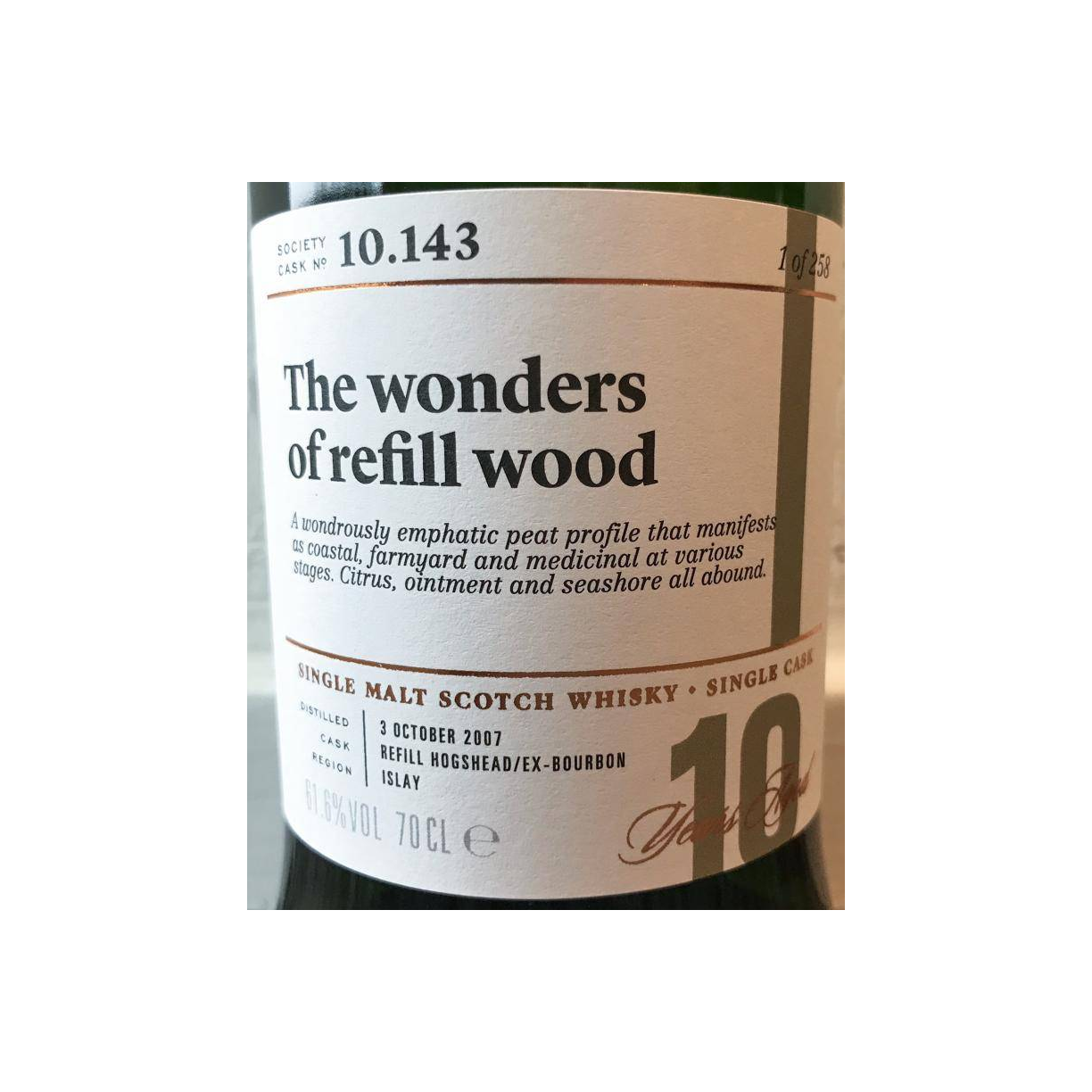The Scotch Malt Whisky Society 2007 10 Years Single Malt Whisky 2