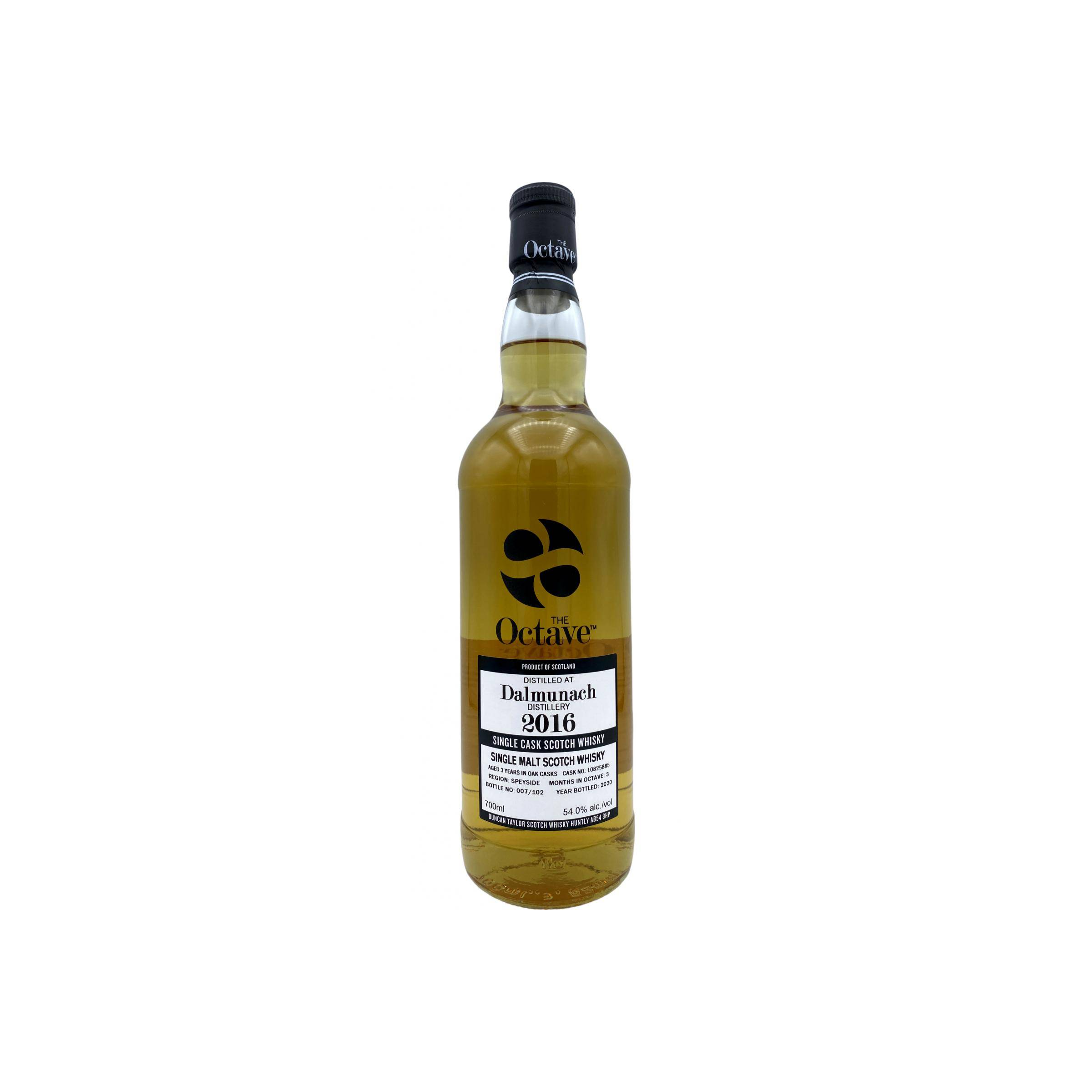 Dalmunach The Octave 2016 3 Years Single Malt Whisky