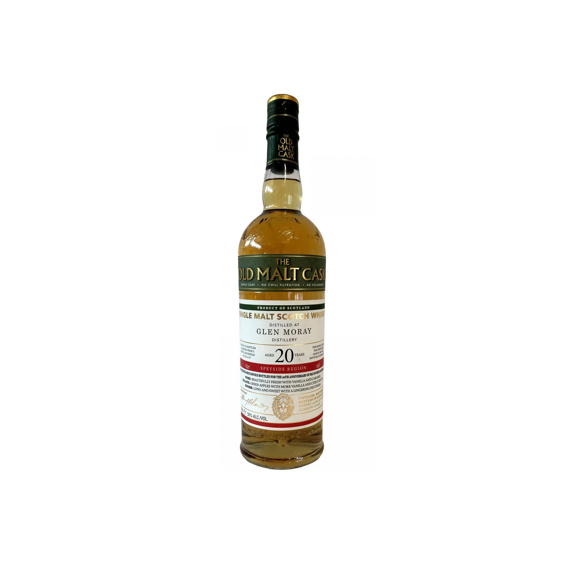 Glen Moray Old Malt Cask 1997 20 Years Single Malt Whisky