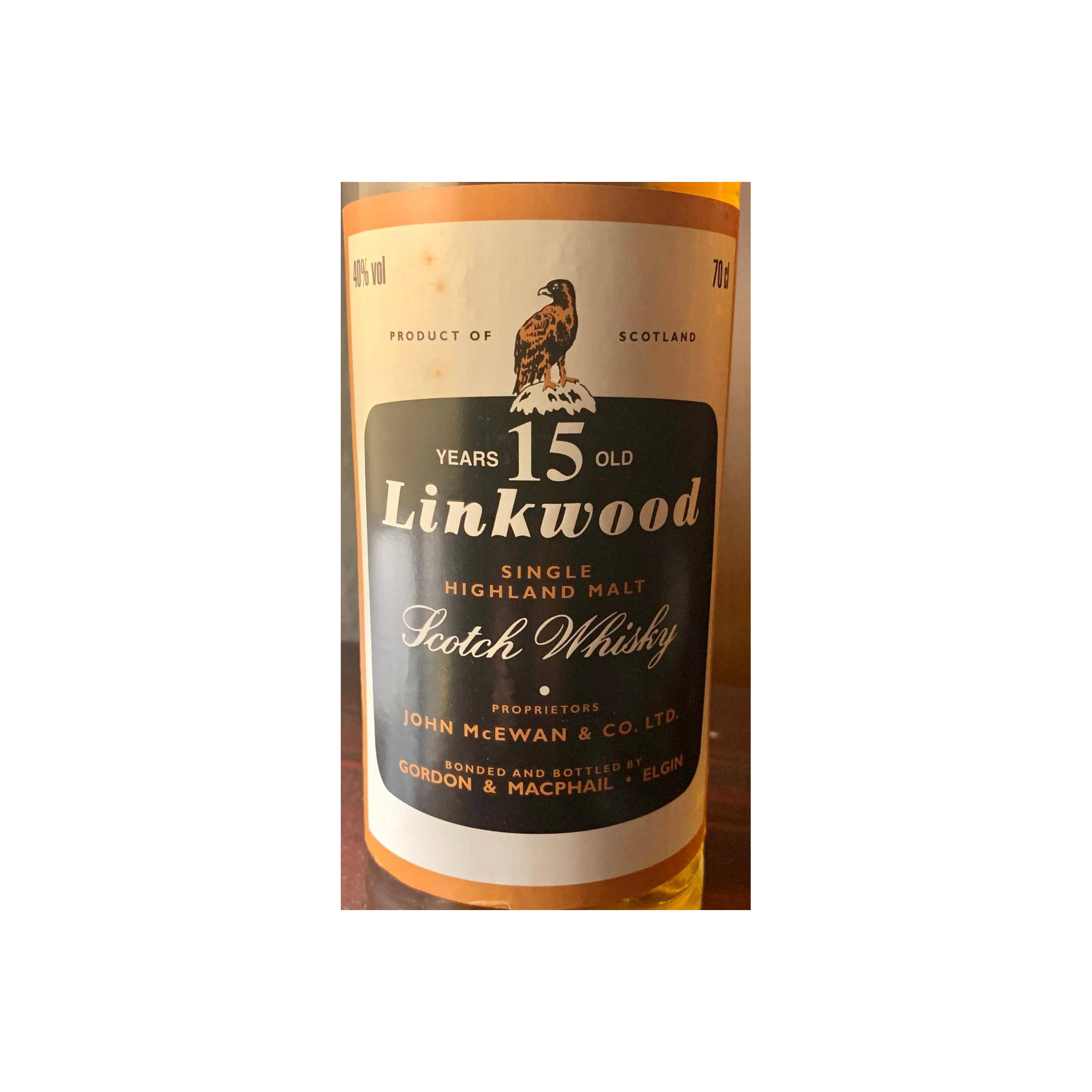 Linkwood Licensed Bottling 15 Years Single Malt Whisky 3