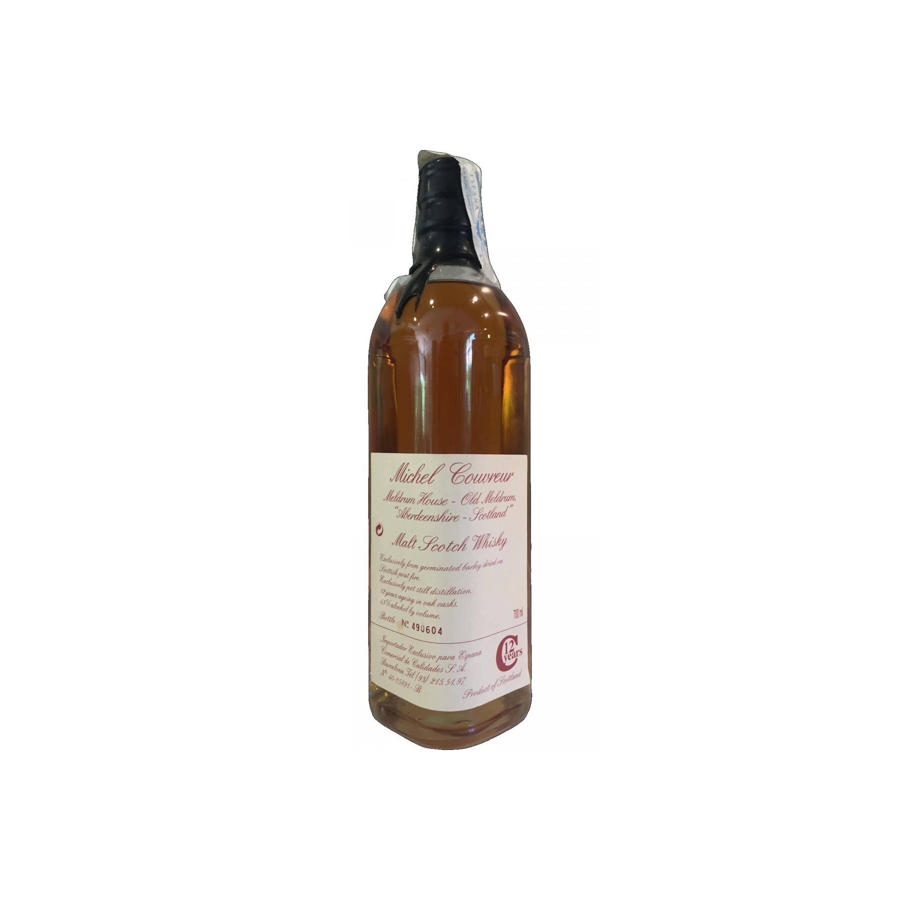 Michel Couvreur 12 Years Single Malt Whisky