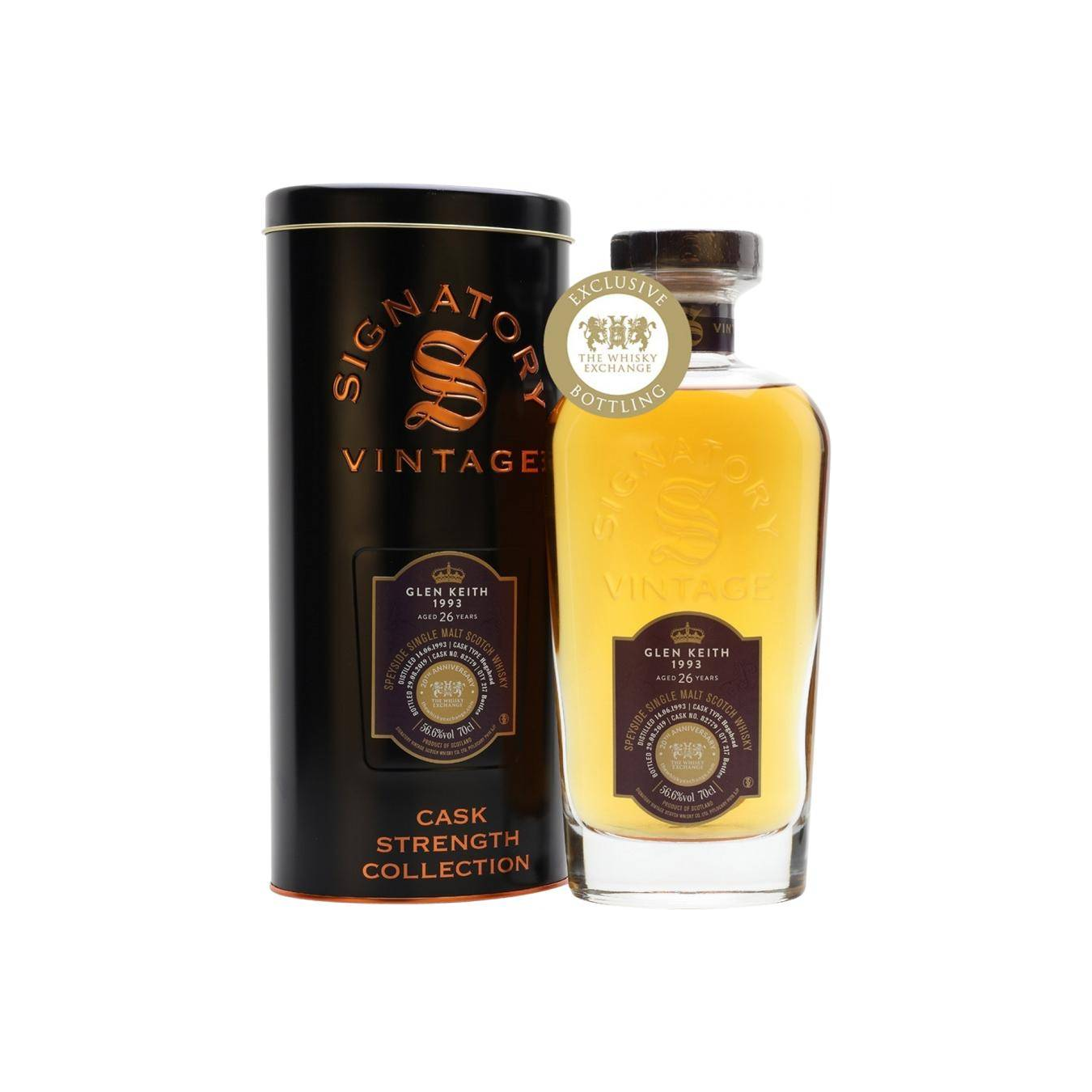 Glen Keith Cask Strength Collection 1993 26 Years Single Malt Whisky 3