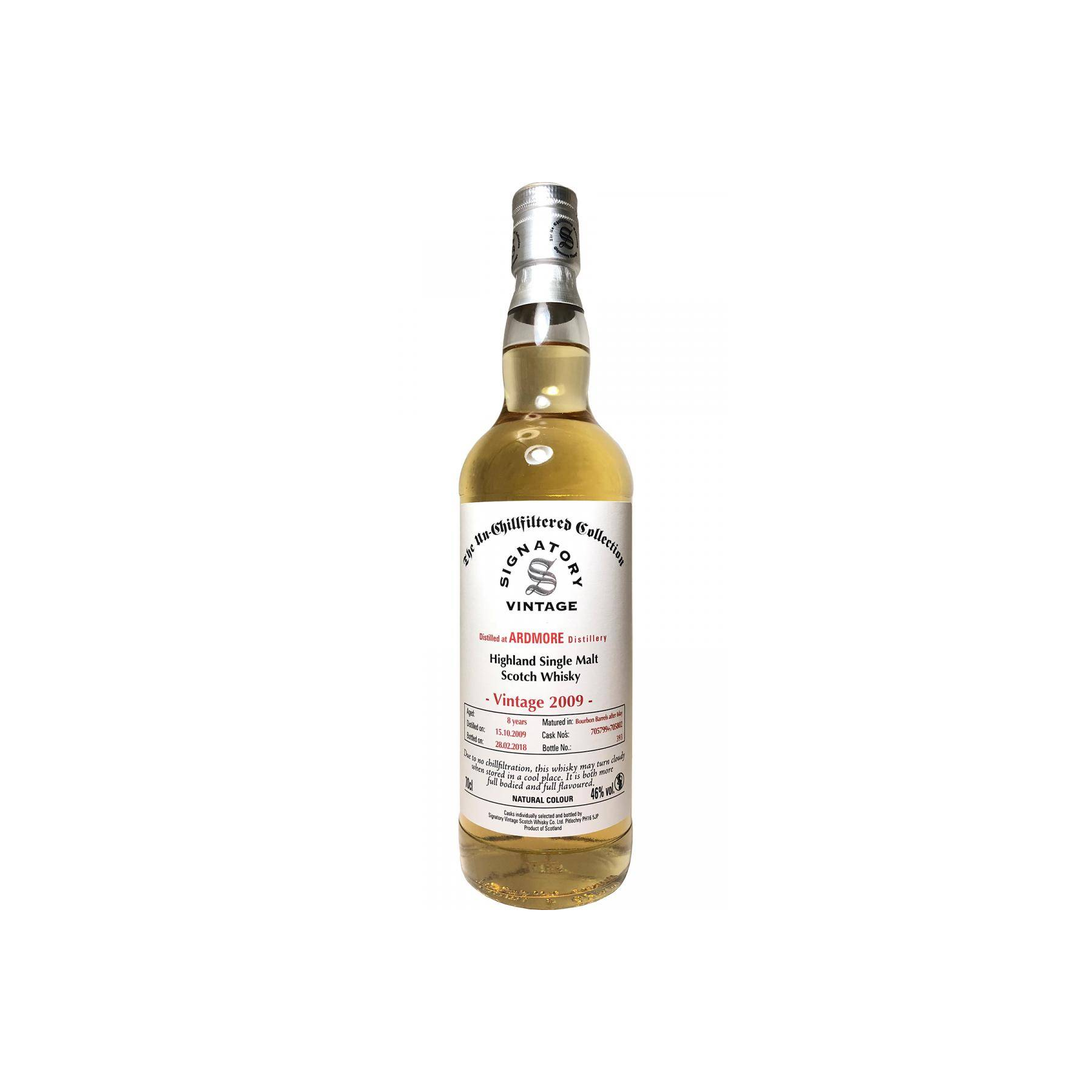 Ardmore The Un-Chillfiltered Collection 2009 8 Years Single Malt Whisky