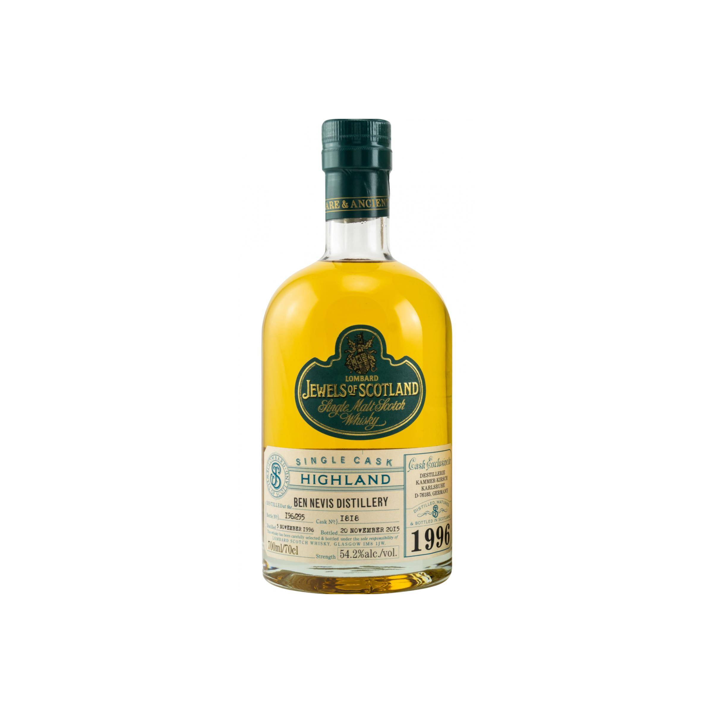 Ben Nevis 1996 19 Years Single Malt Whisky