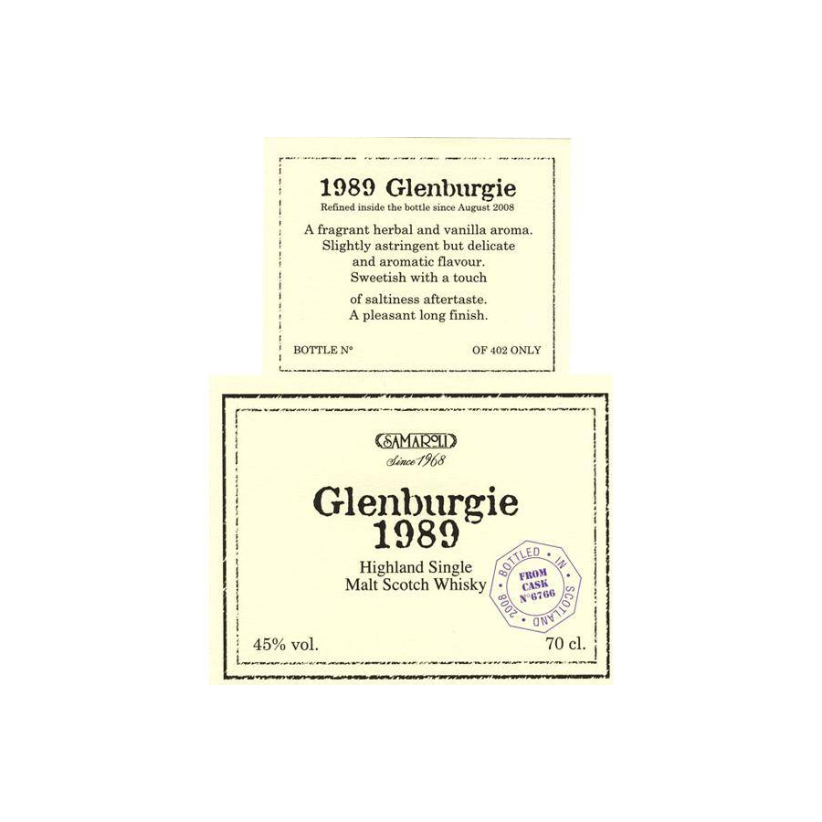 Glenburgie 1989 19 Years Single Malt Whisky 2