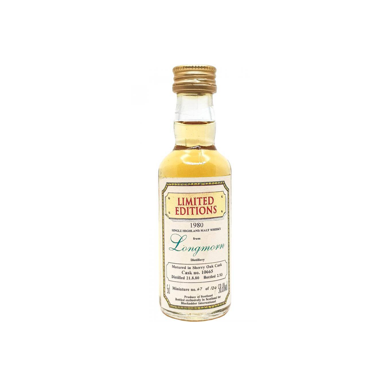 Longmorn 1980 12 Years Single Malt Whisky 2