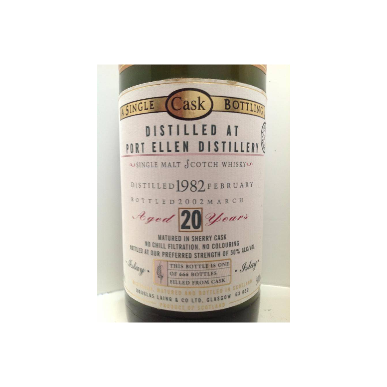 Port Ellen Old Malt Cask 1982 20 Years Single Malt Whisky 2