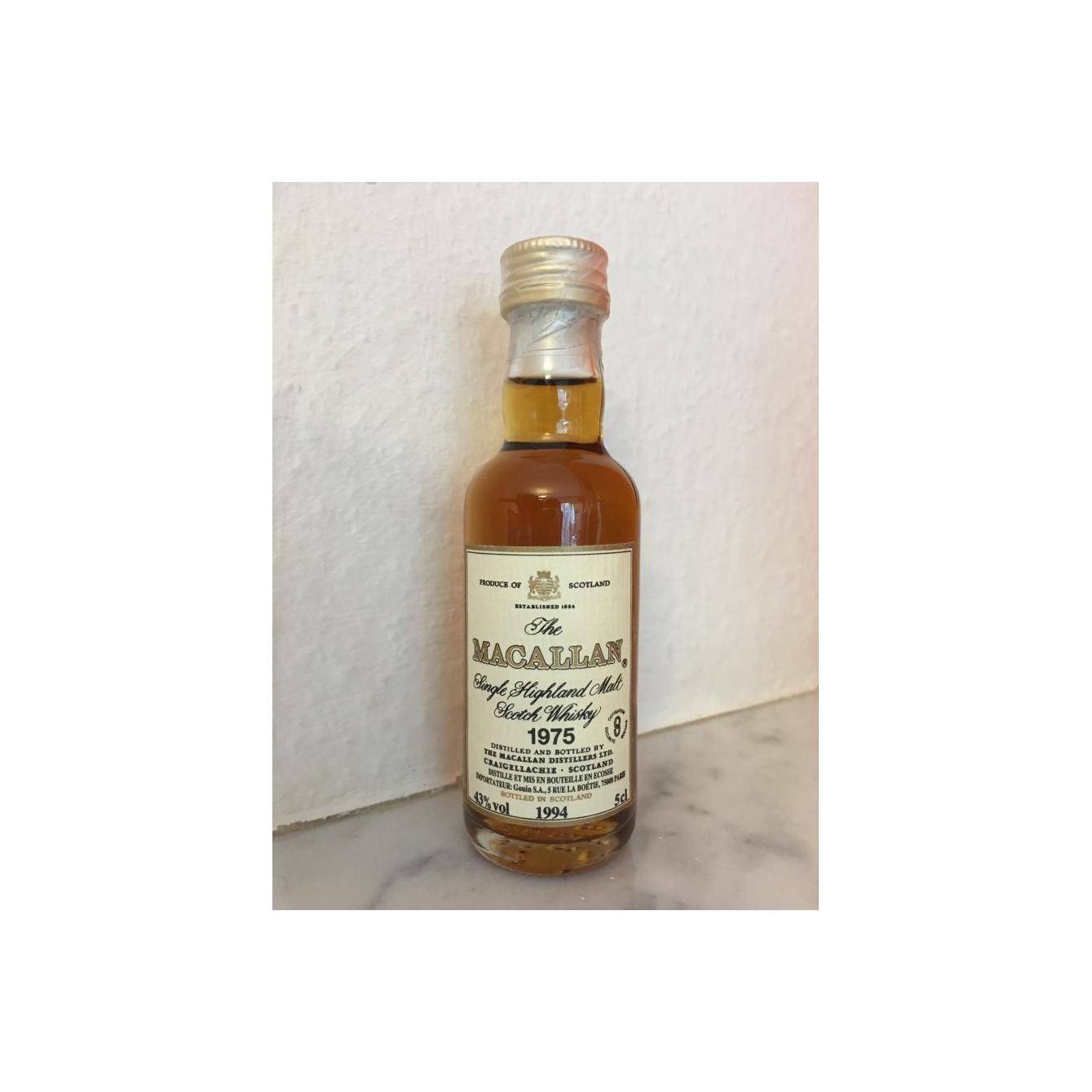 The Macallan Miniature 1975 18 Years Single Malt Whisky 2