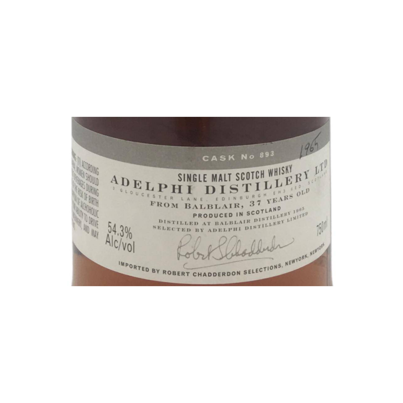 Balblair 1965 37 Years Single Malt Whisky 3