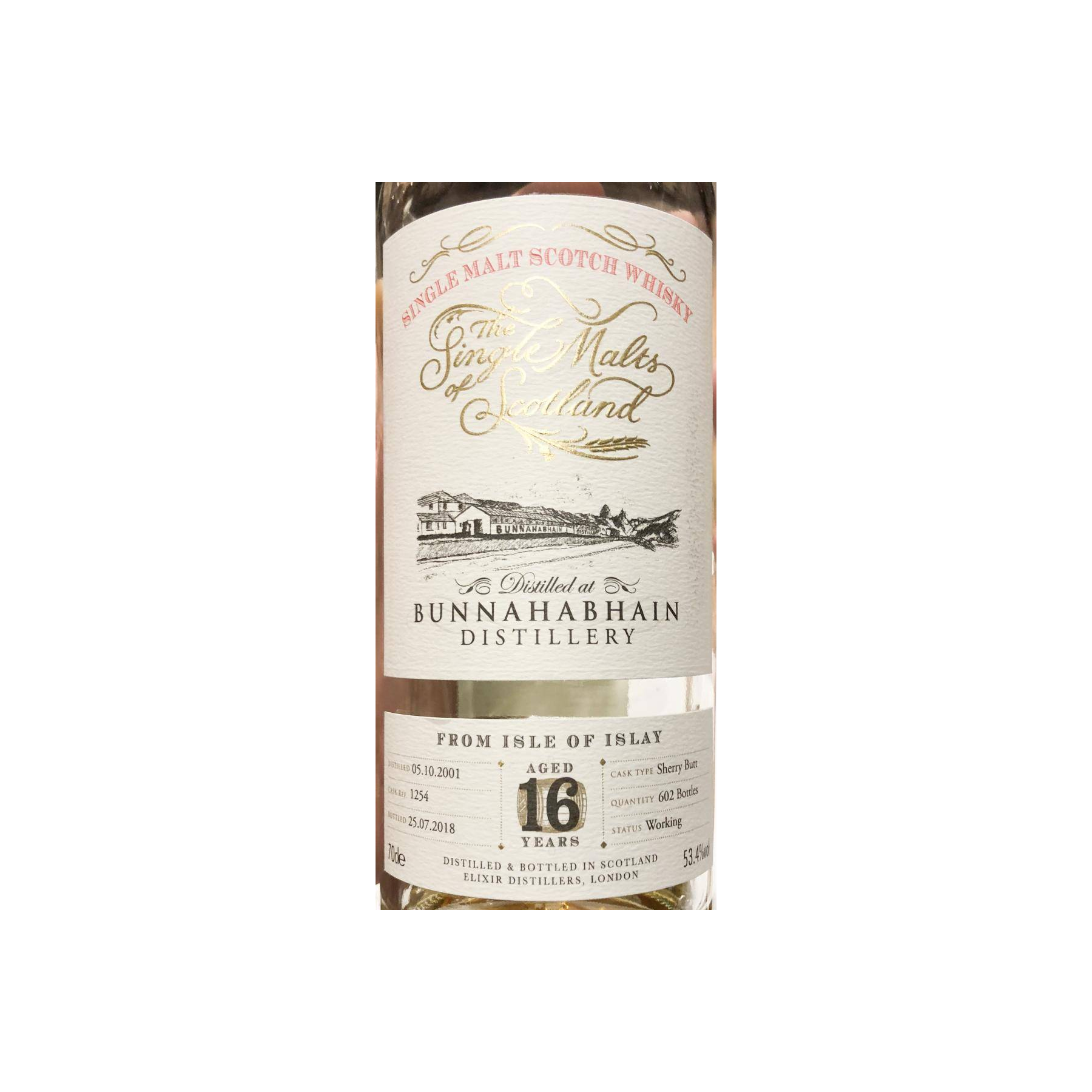 Bunnahabhain The Single Malts of Scotland 2001 16 Years Single Malt Whisky