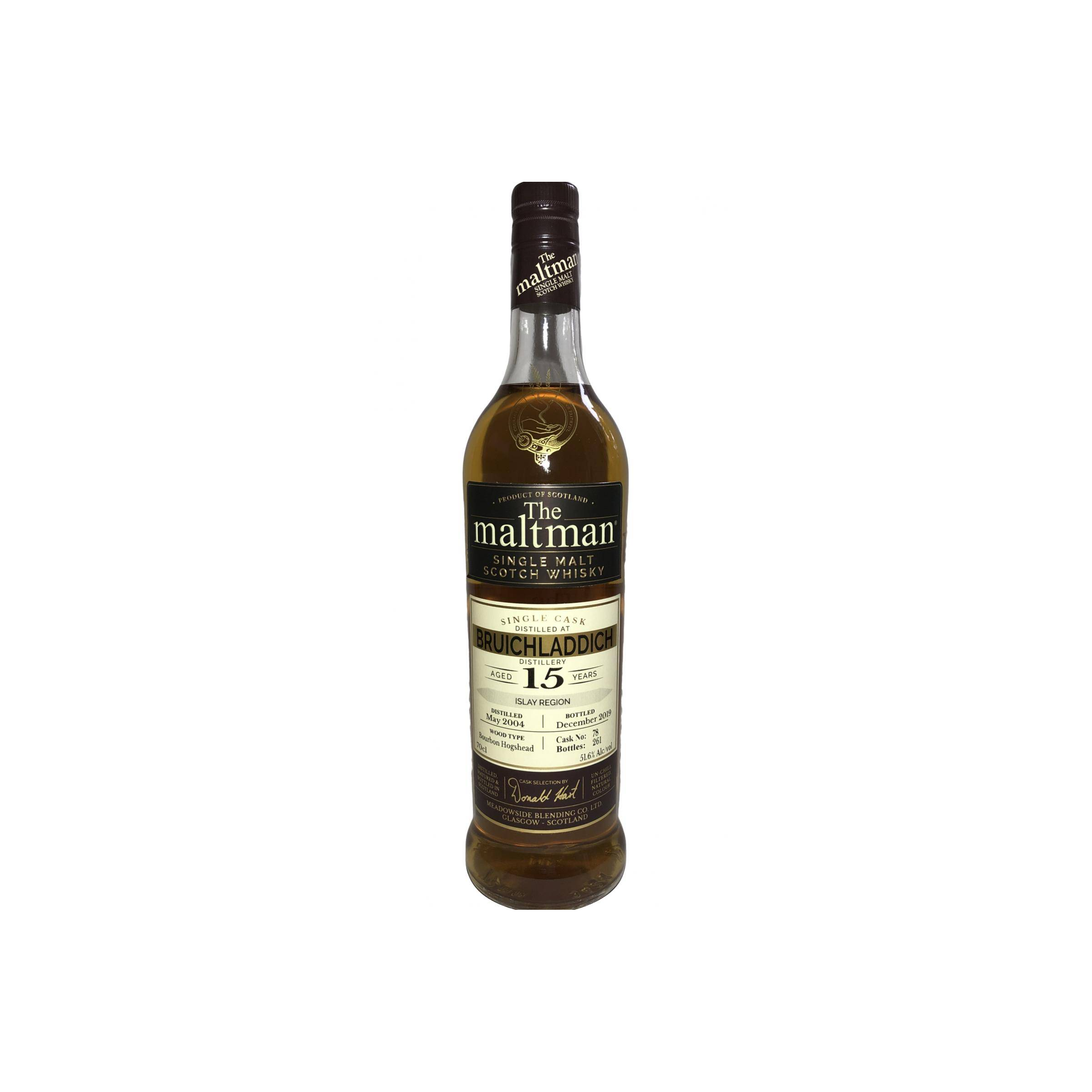 Bruichladdich 2004 15 Years Single Malt Whisky