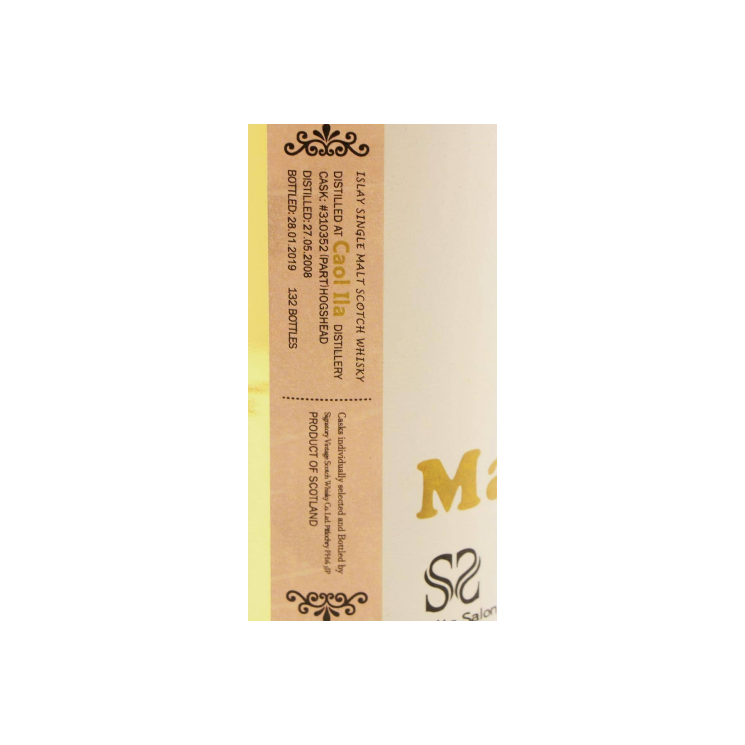 Caol Ila 2008 10 Years Single Malt Whisky