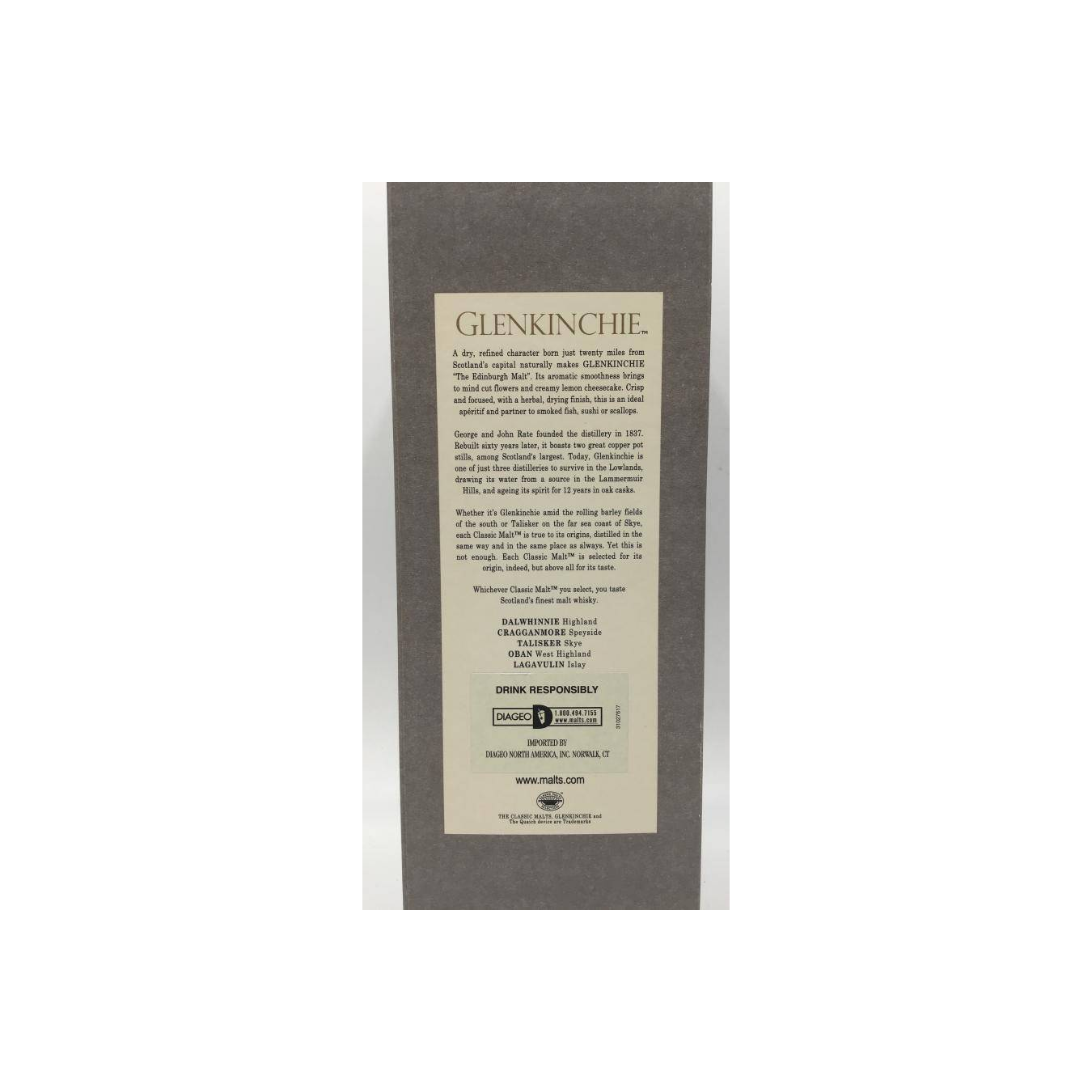 Glenkinchie 12 Years Single Malt Whisky 3
