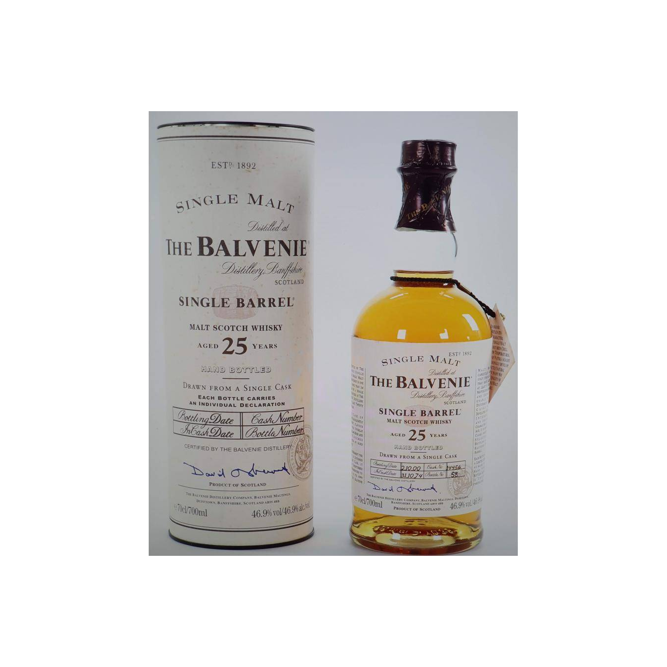 The Balvenie Single Cask 1974 25 Years Single Malt Whisky