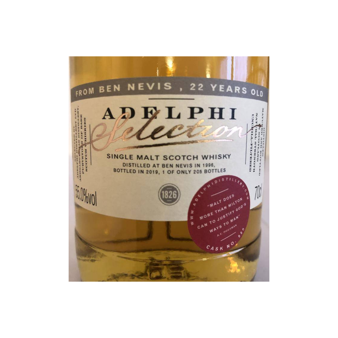 Ben Nevis Limited Edition 1996 22 Years Single Malt Whisky 2
