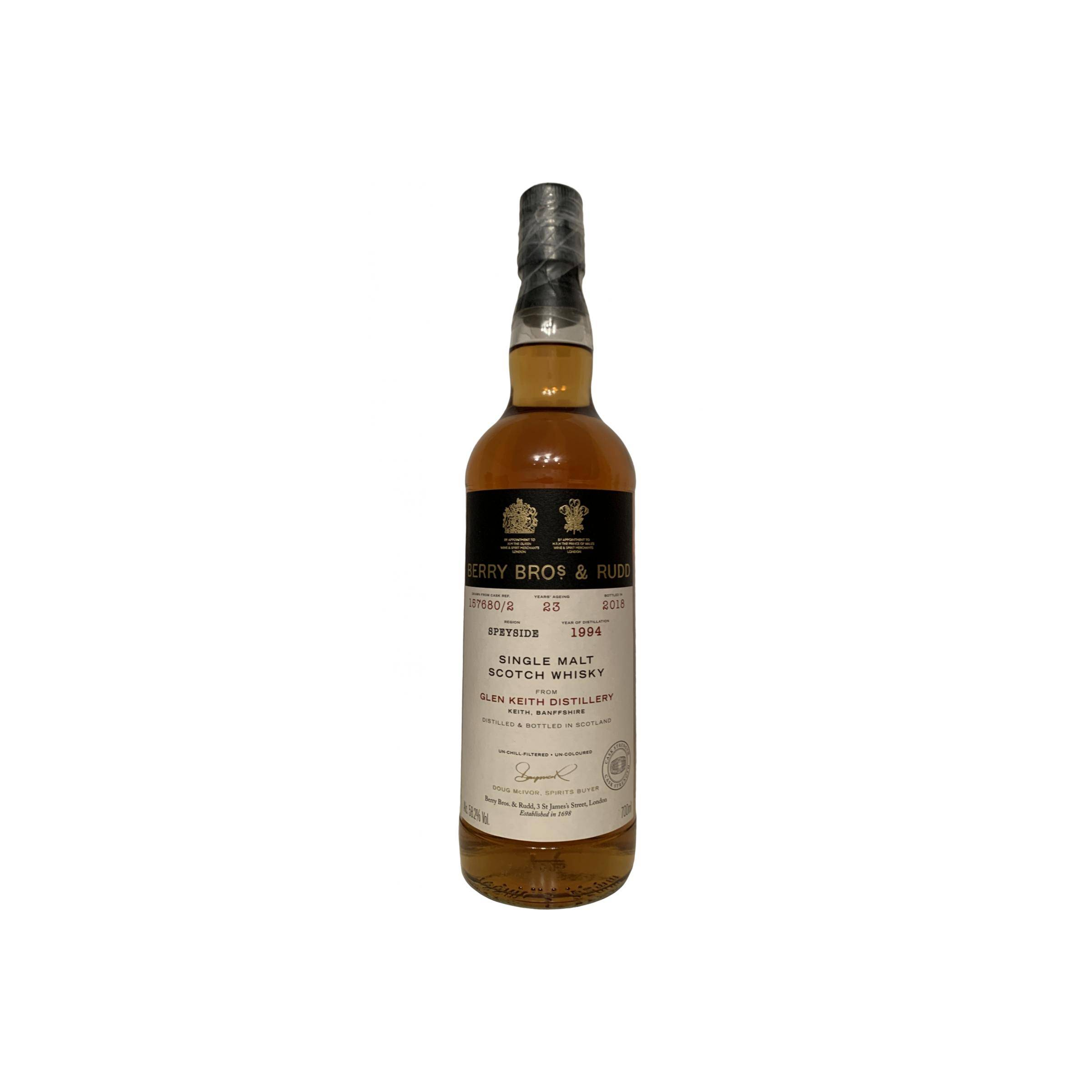 Glen Keith 1994 23 Years Single Malt Whisky