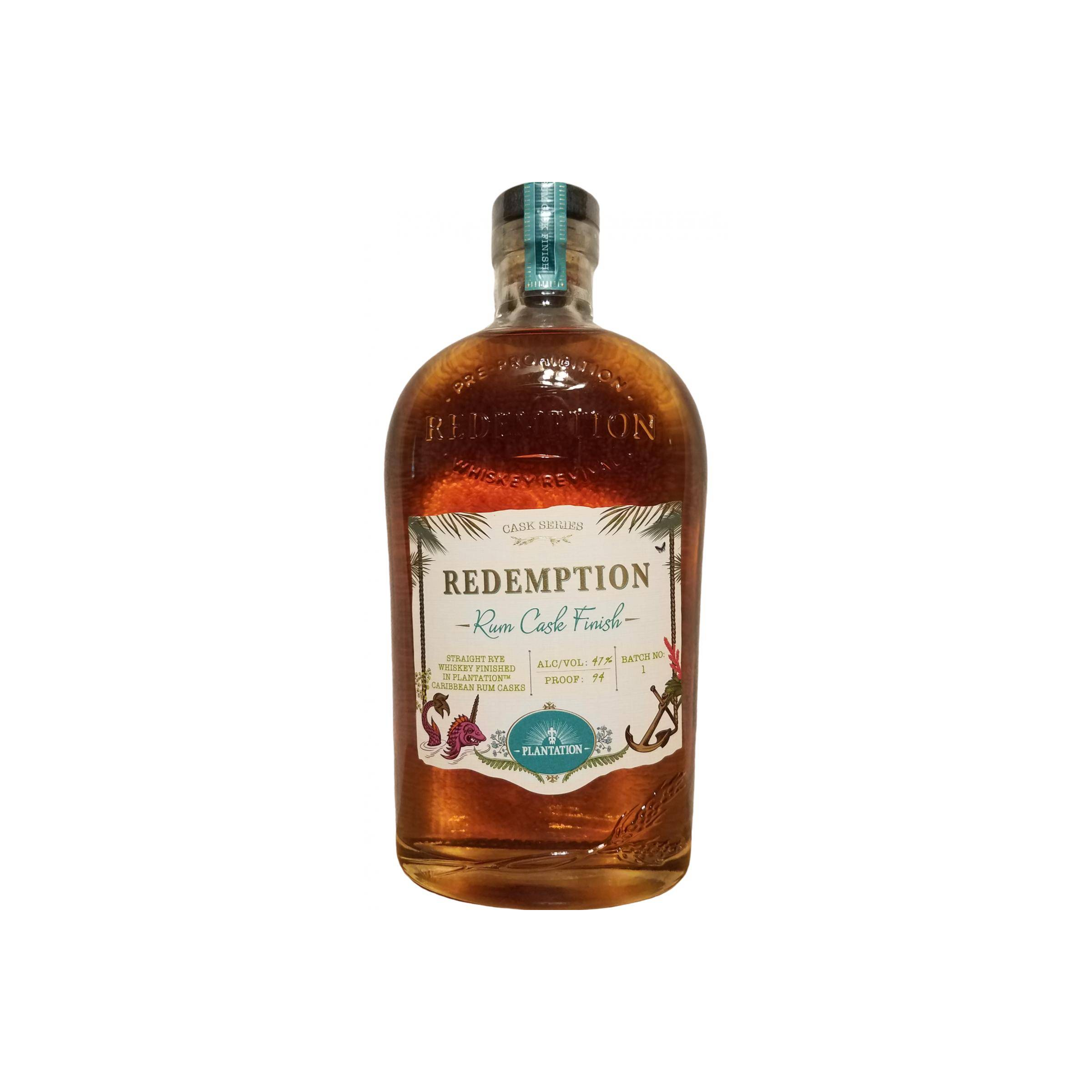 Redemption Rye Whisky