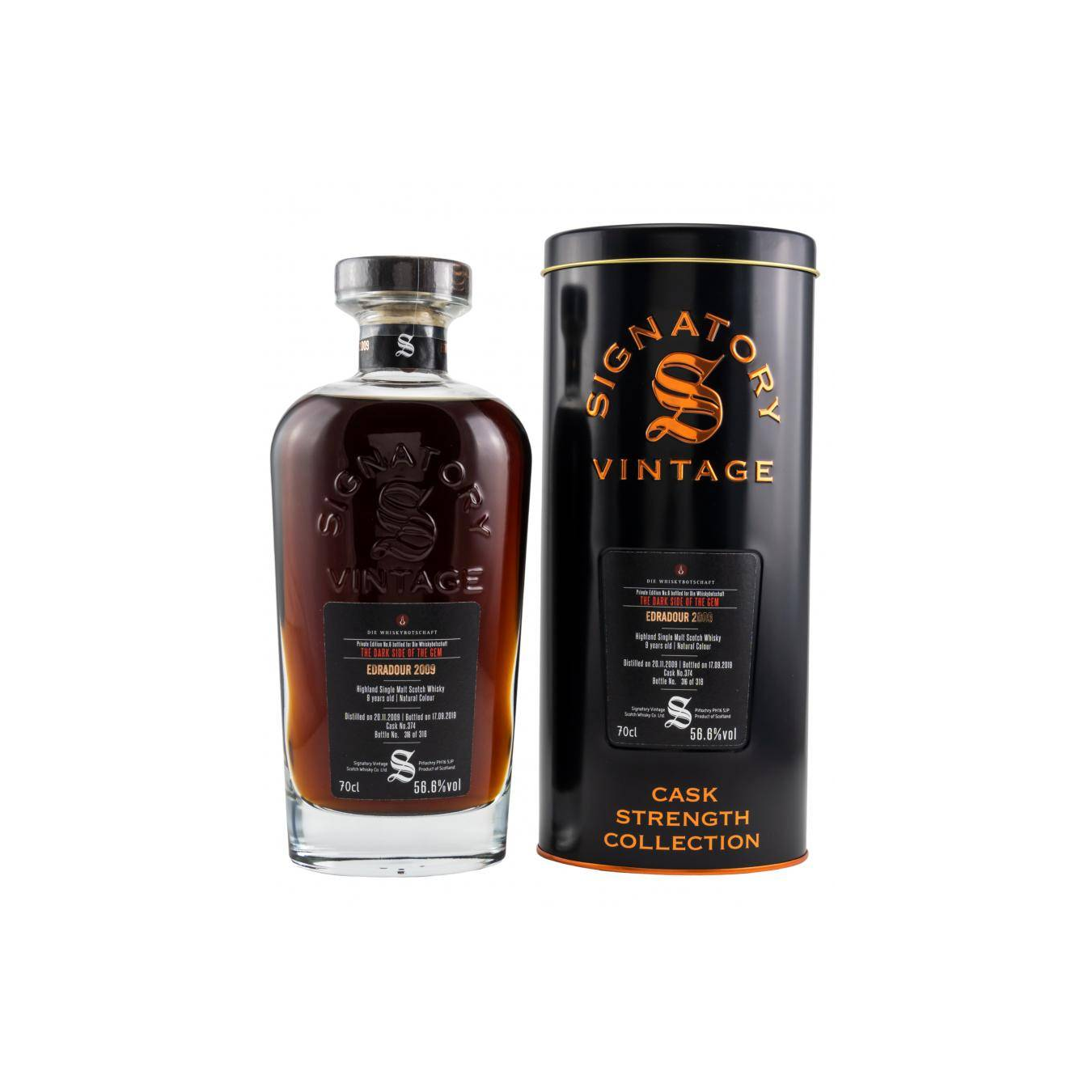 Edradour Cask Strength Collection 2009 9 Years Single Malt Whisky 2