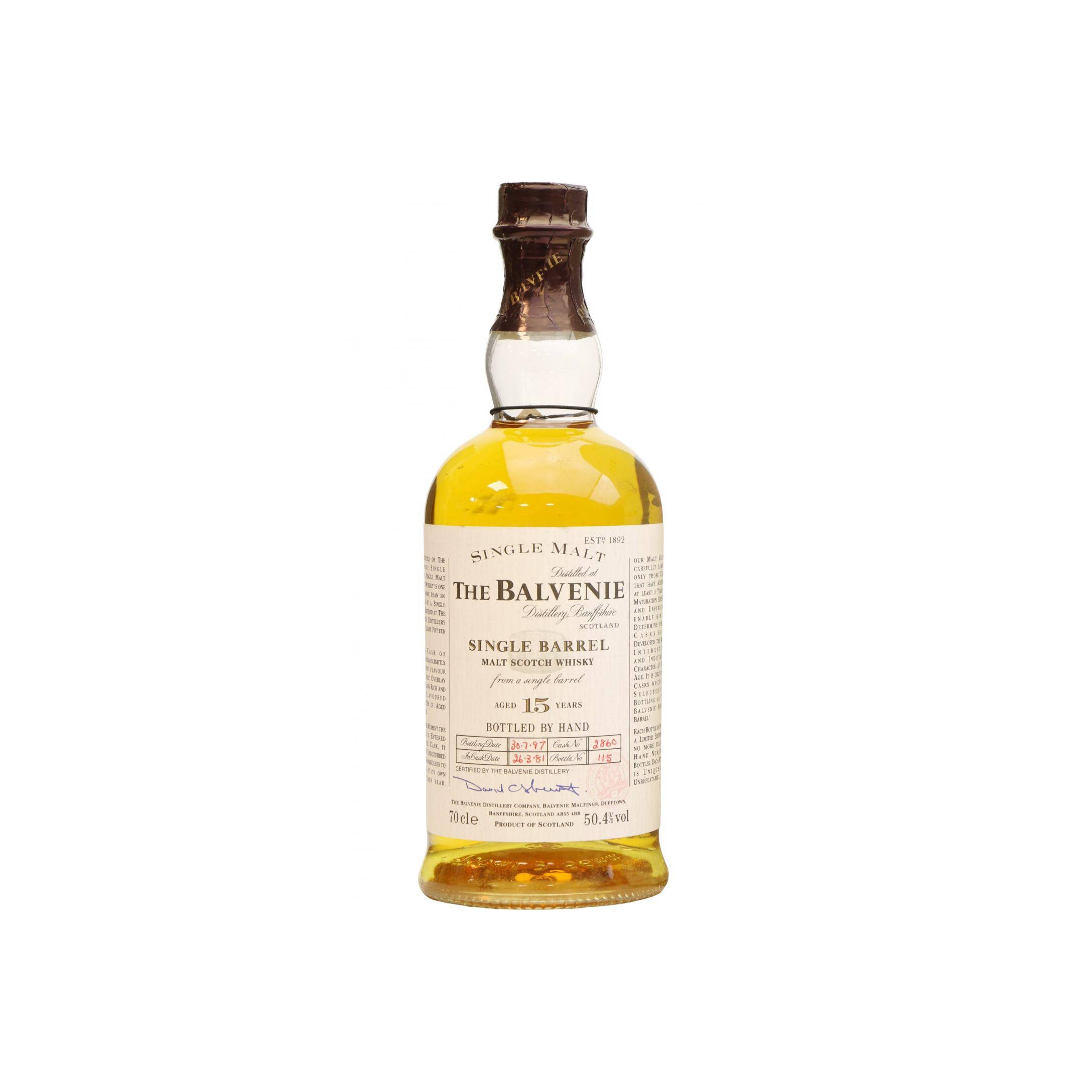 The Balvenie Single Cask 1981 15 Years Single Malt Whisky